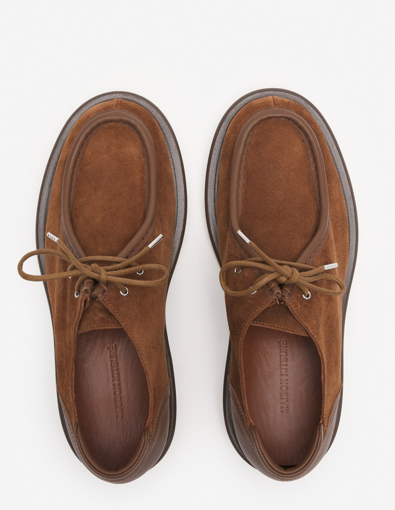 SUEDE LEATHER DERBIES 6