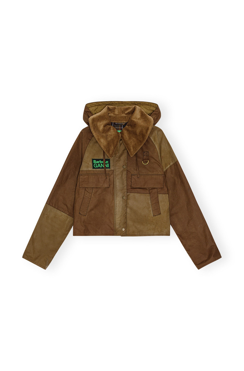 GANNI X BARBOUR SPEY WAX JACKET 1