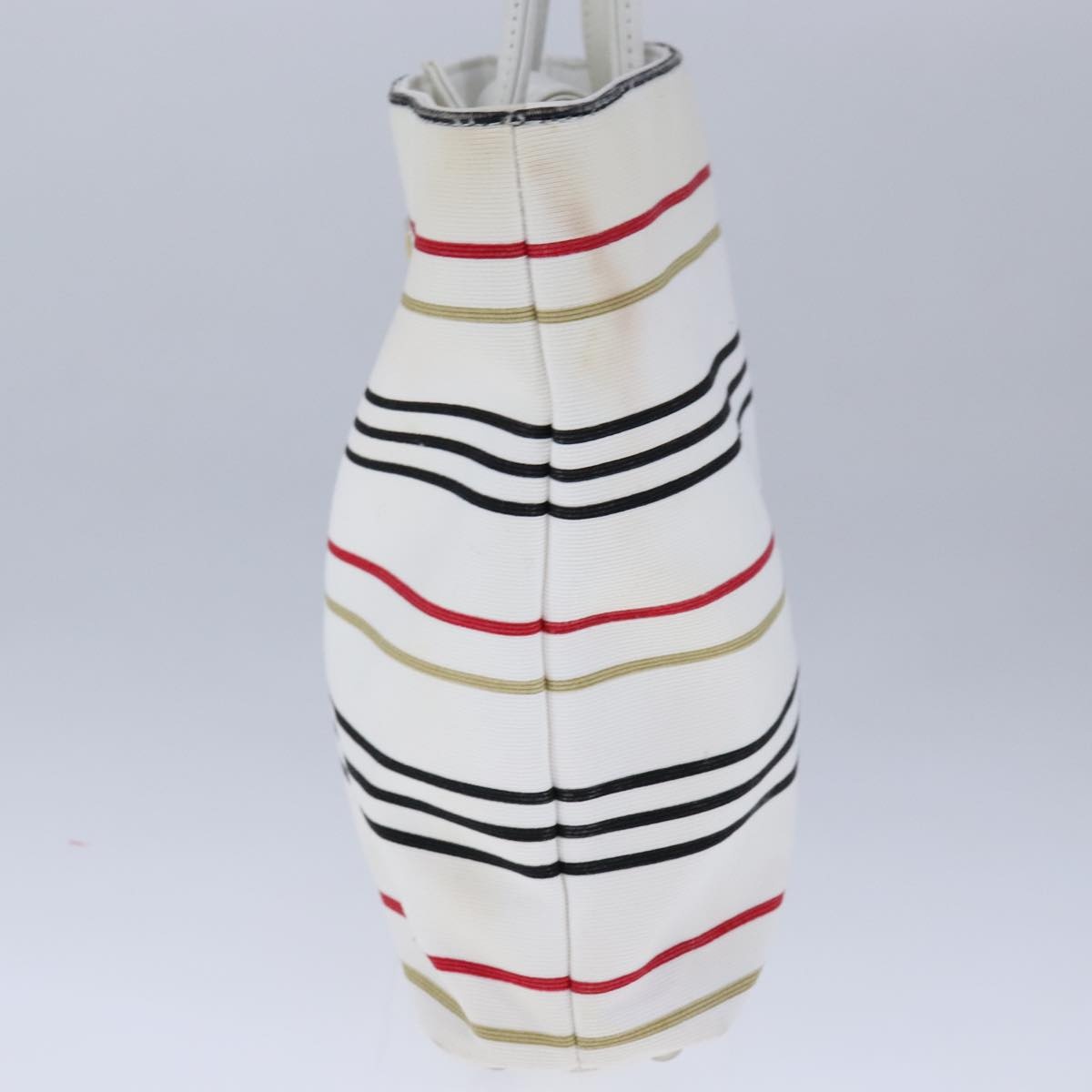 Burberry Hand Bag Canvas White - 4