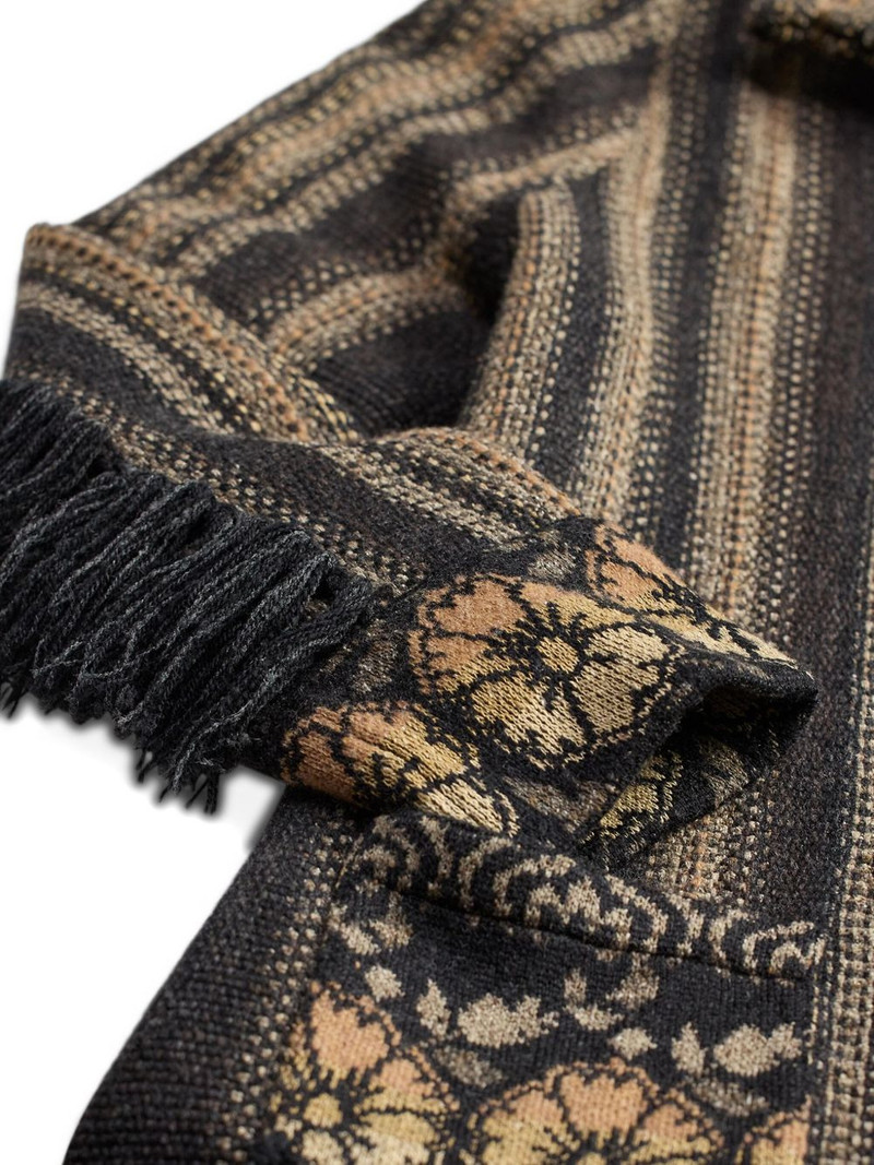 striped fringed coat 4