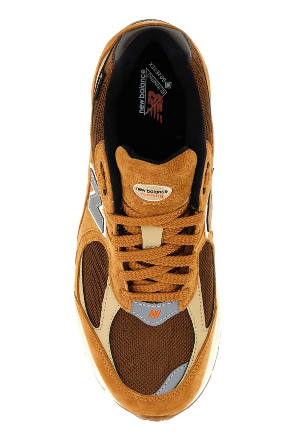 スニーカー New Balance Camel suede and mesh 2002R sneakers New Balance Camel suede and mesh 2002R sneakers