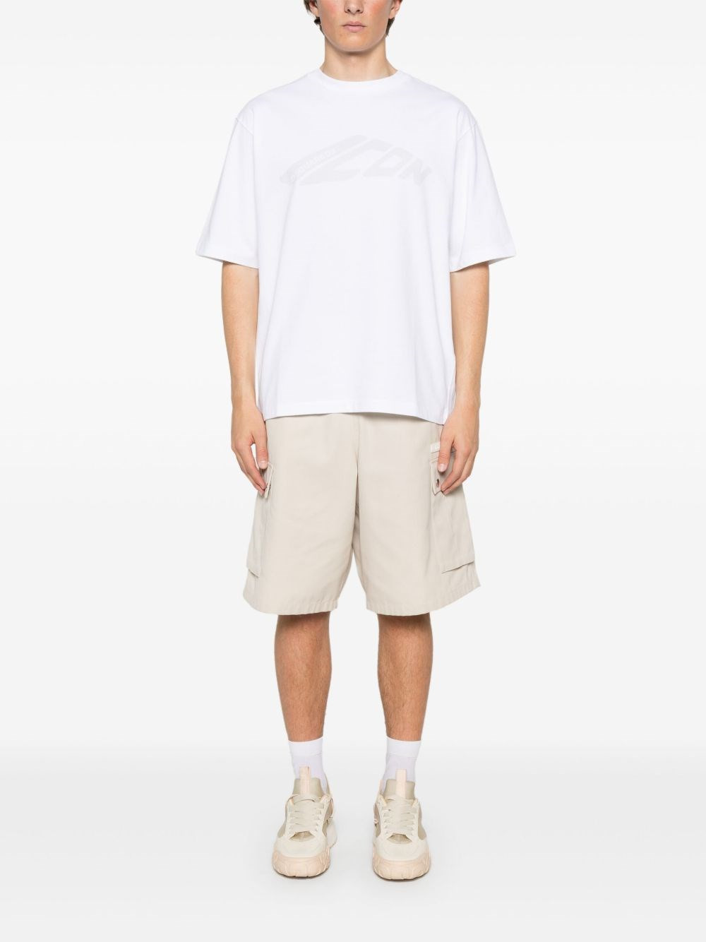 Cotton T-shirt with logo - 4