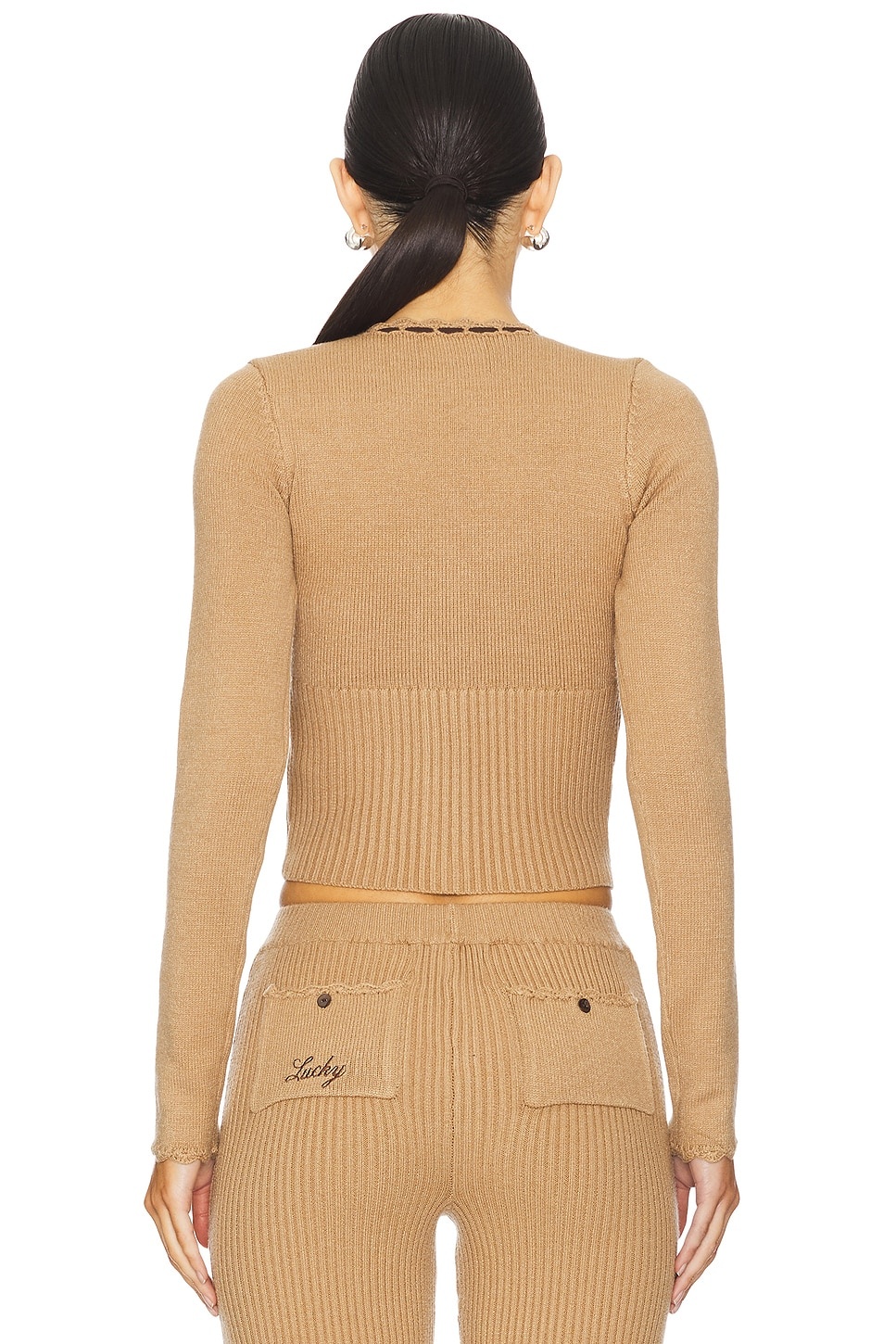 X Bella Hadid Texas Knit Cardigan - 3