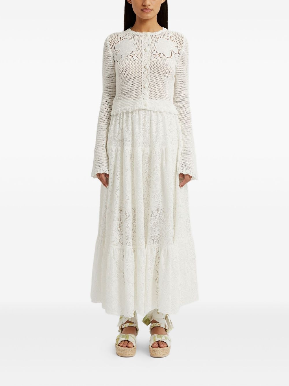 long-sleeved cardigan - 2