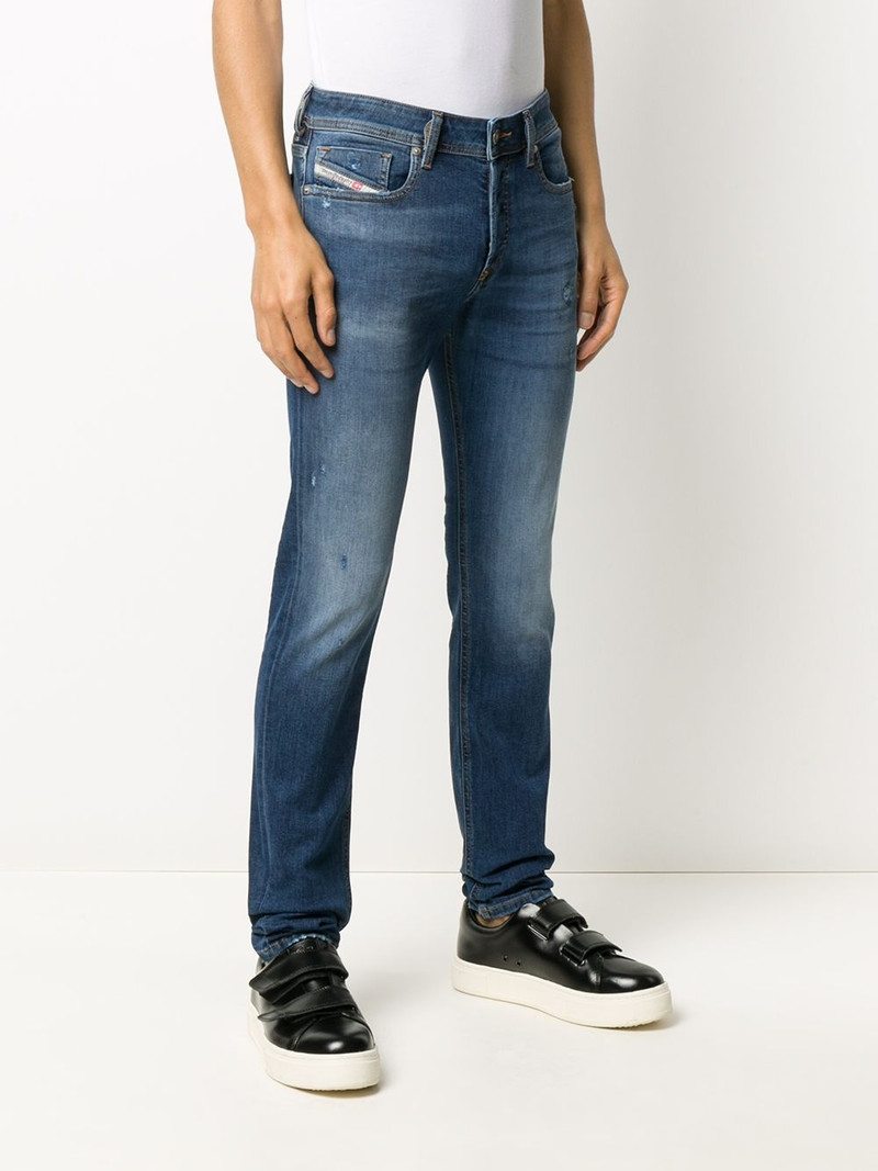 distressed slim-fit jeans 3