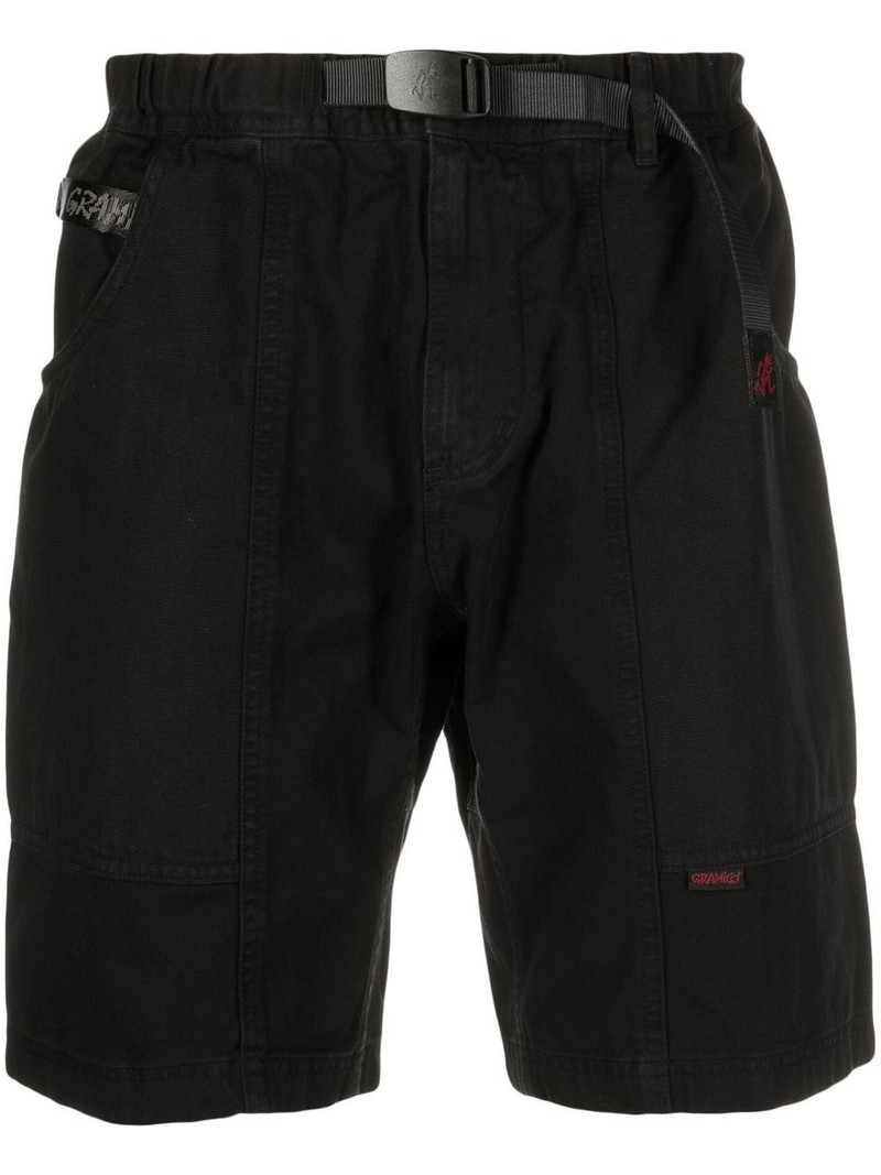 buckled-waistband detail shorts 1