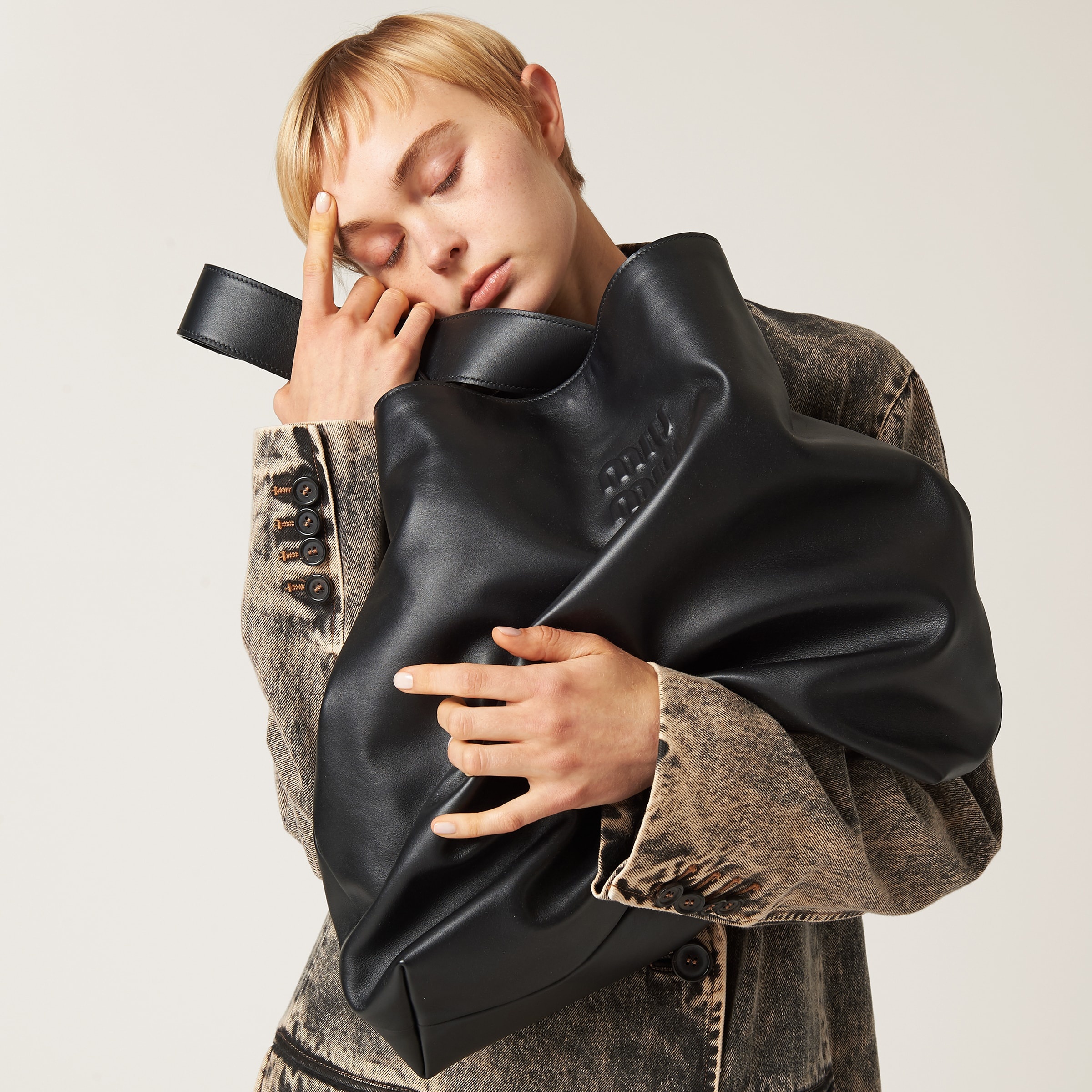 Leather hobo bag - 5