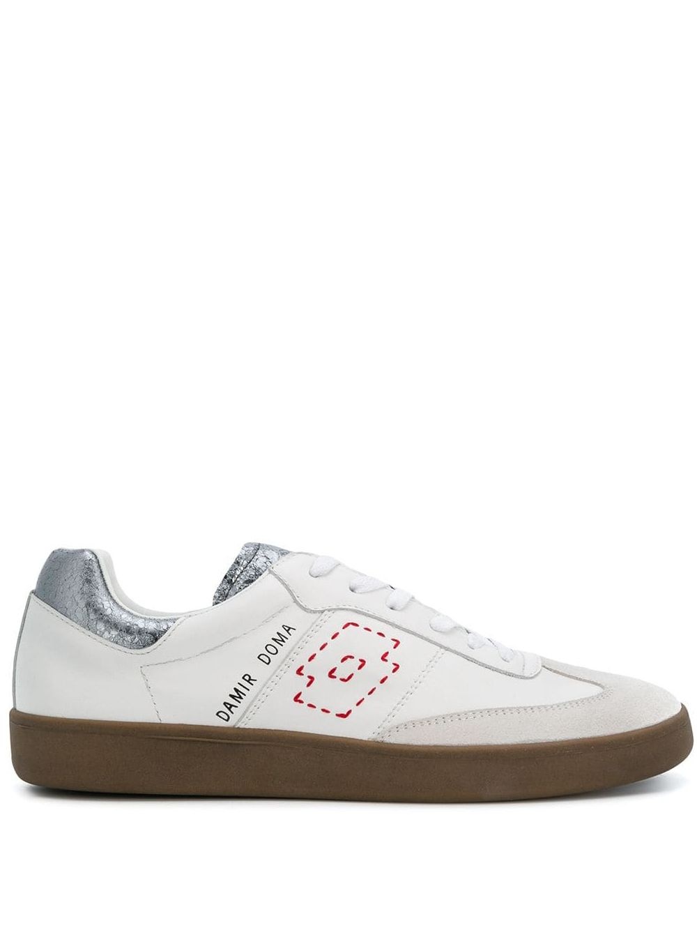 x LOTTO rounded toe lace-up trainers - 1