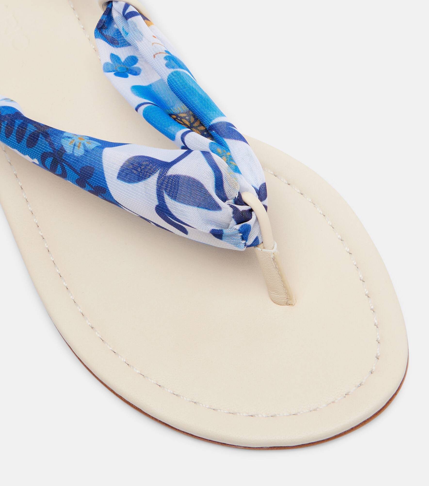 Printed thong sandals - 5