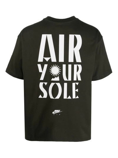 Nike Air Your Sole slogan crew-neck T-shirt outlook