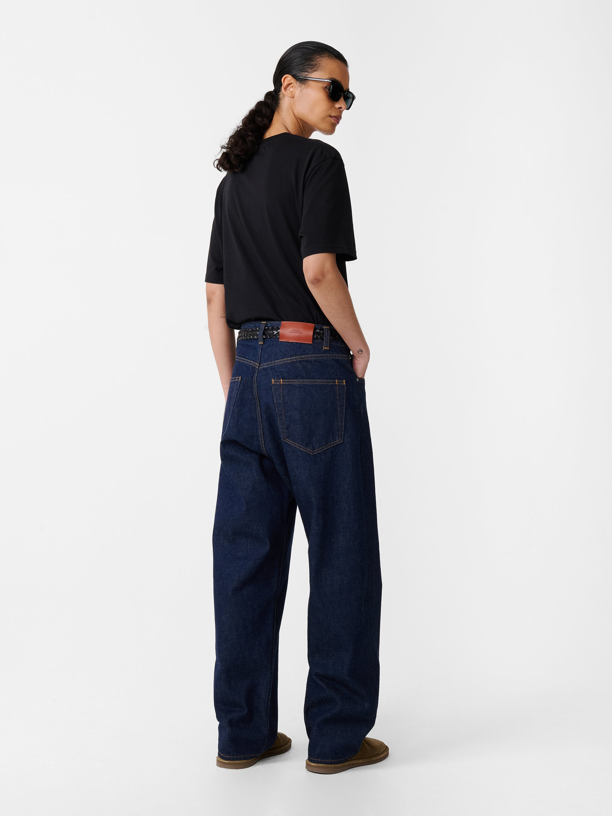 Seb Crinkle Denim Pant - 5
