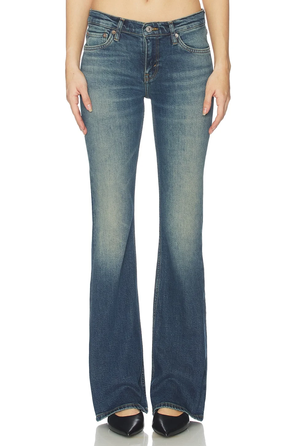 Low Rise Micro Boot Jeans - 1
