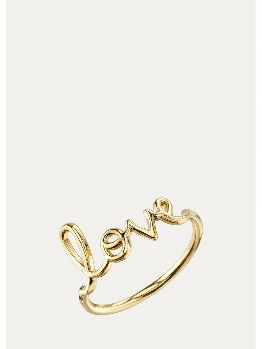 14K Yellow Gold Pure Love Ring - 1