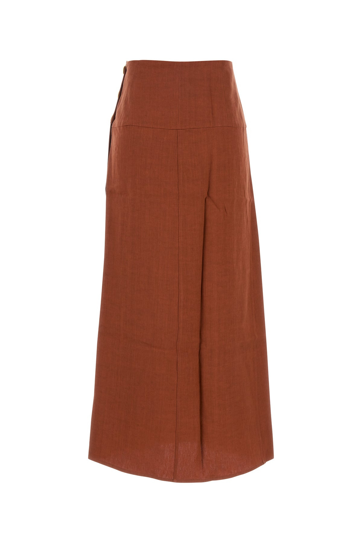 Brick linen Haifal skirt - 2