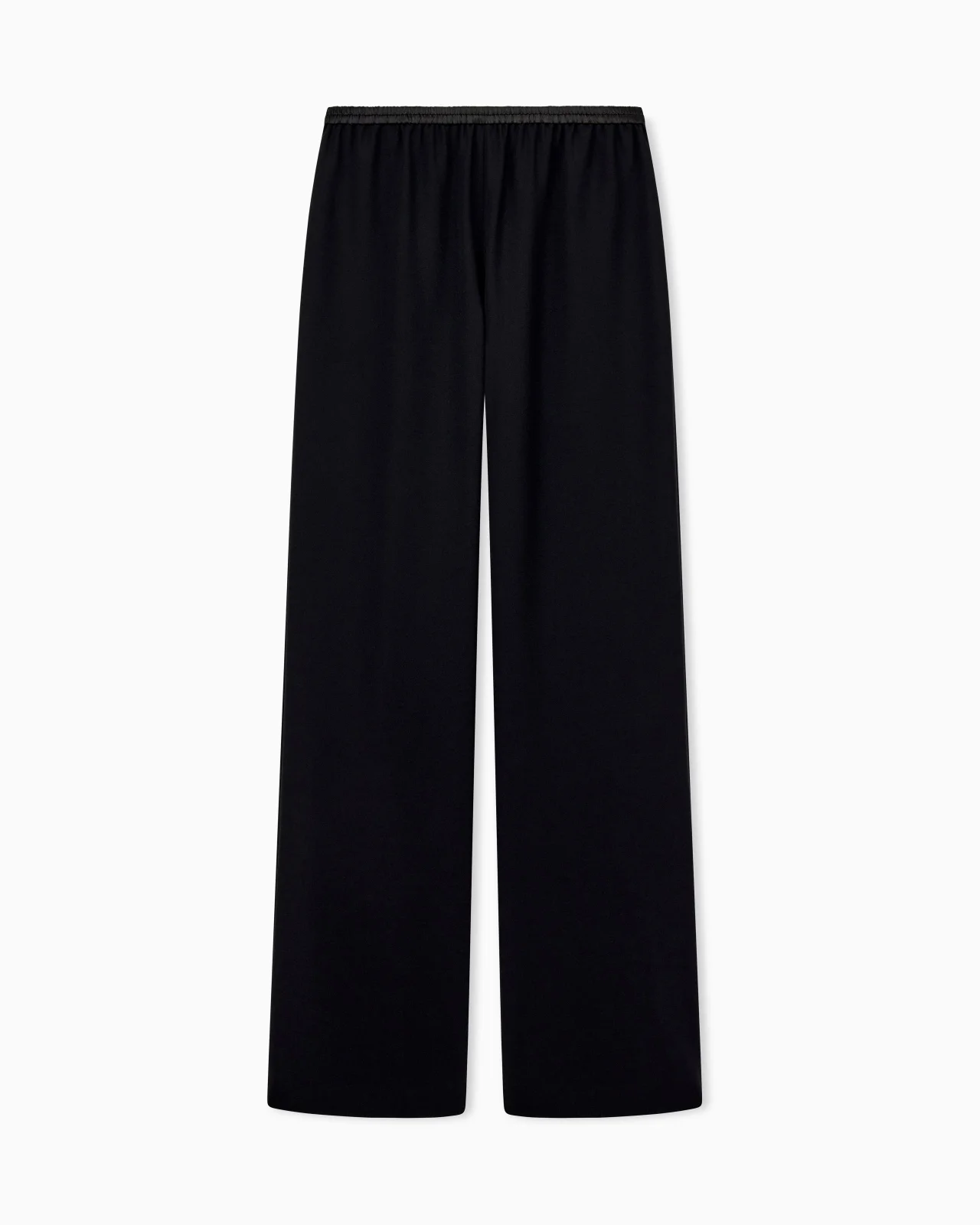 TECHNO CADY WIDE-LEG TROUSERS WITH AN ELASTICATED WAISTBAND - 1