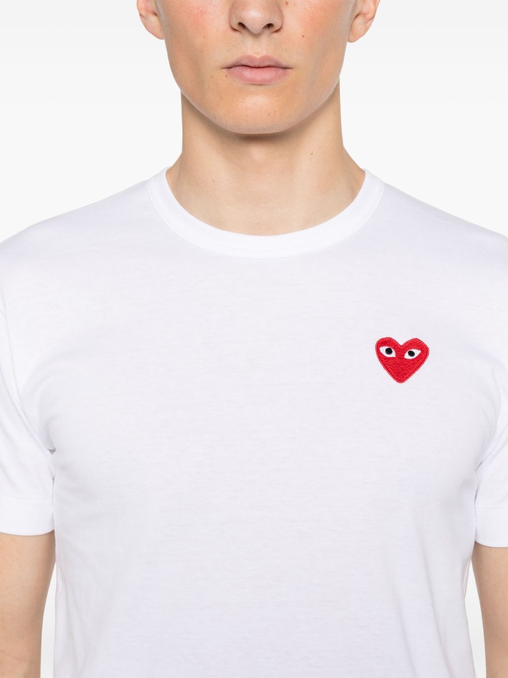 heart-print cotton T-shirt - 5