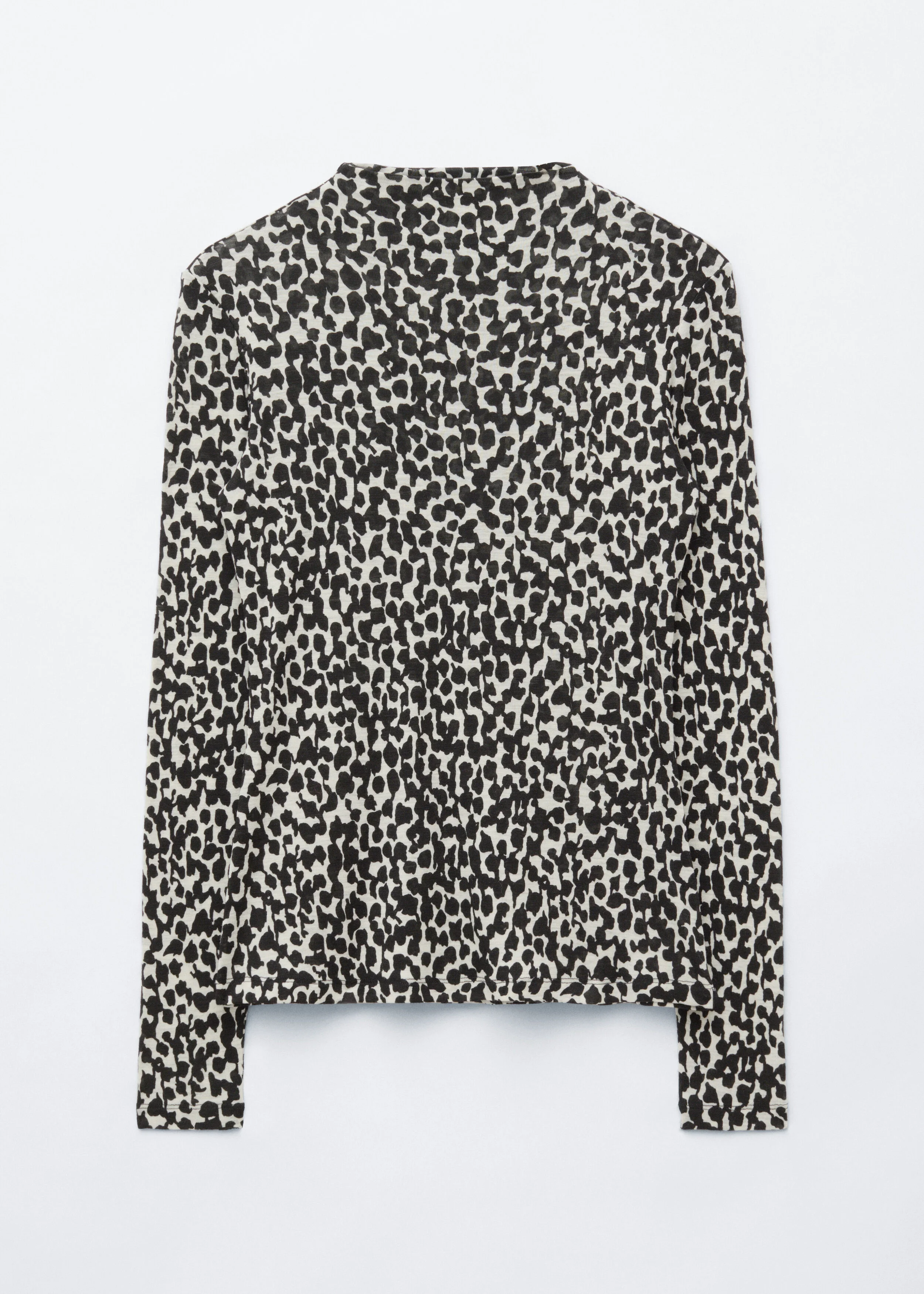 Wool Mock-Neck Top - 1
