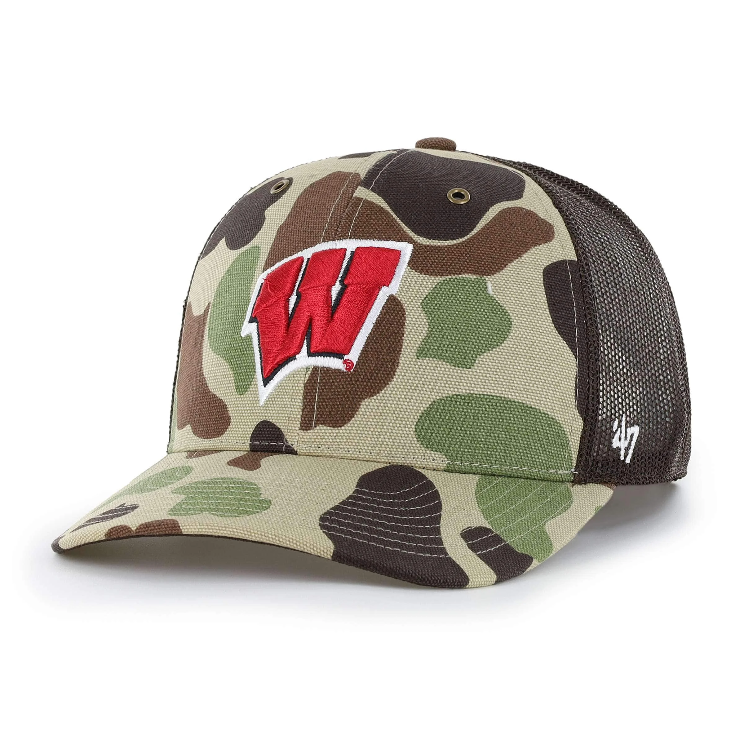Wisconsin Badgers '47 Camo Trucker - 1