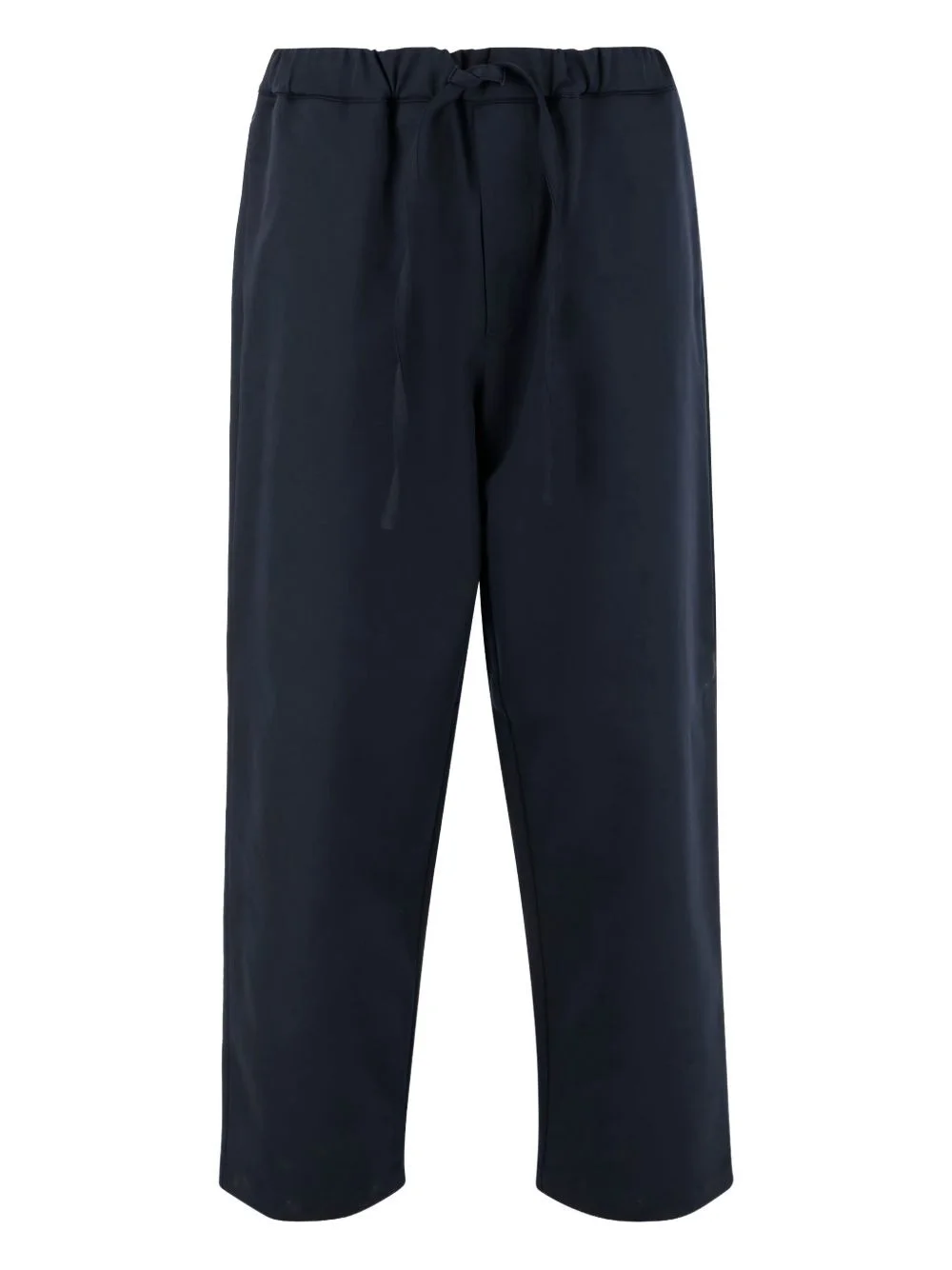 drawstring regular trousers - 1
