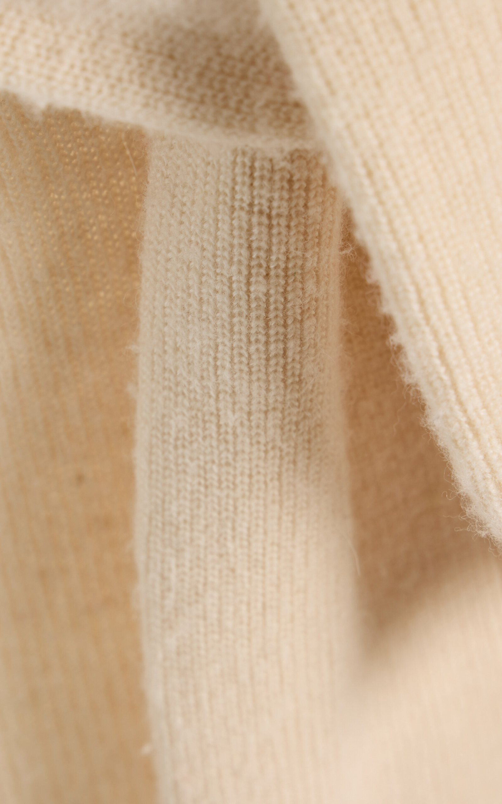 Vao Wrap-Effect Wool-Blend Maxi Dress ivory - 5