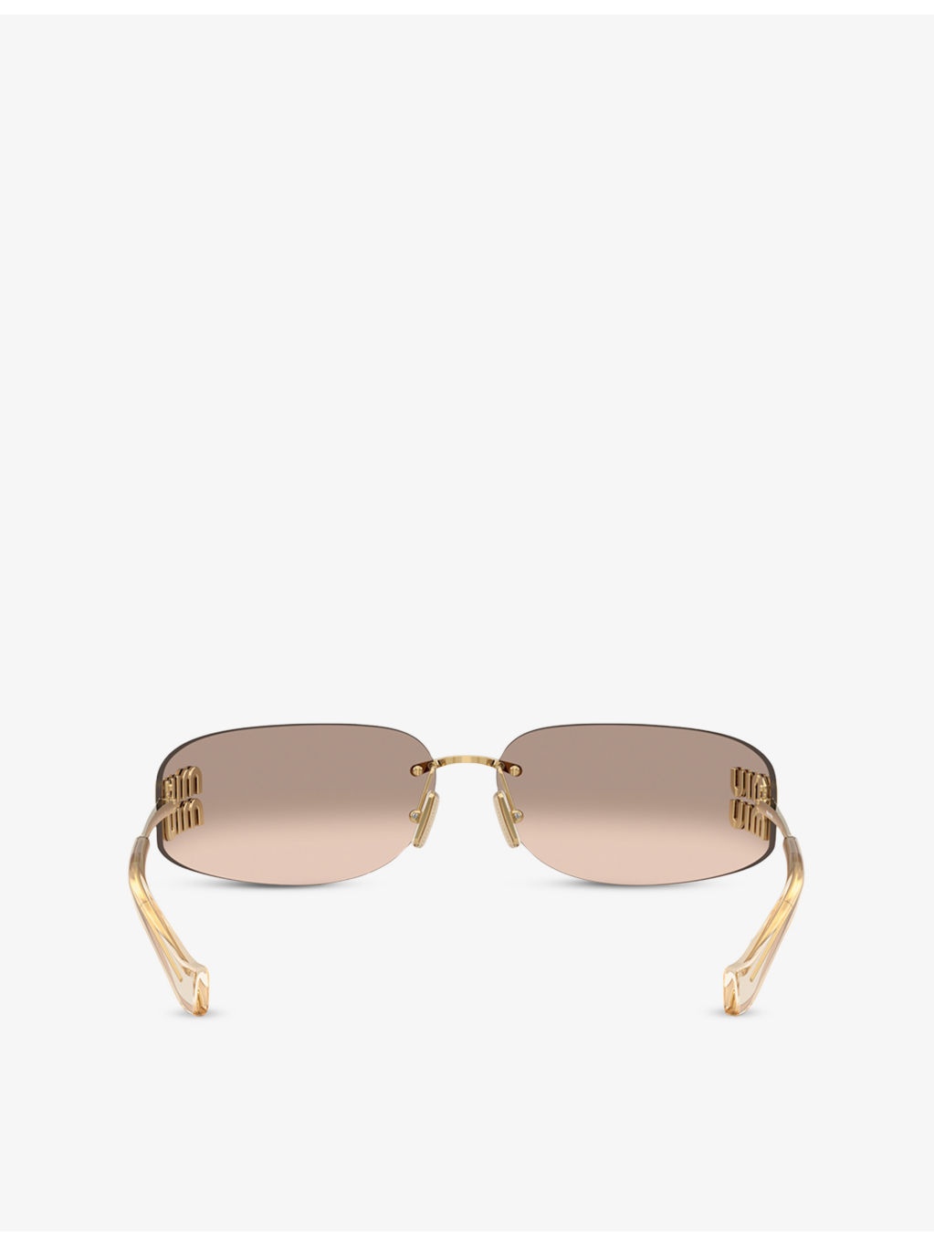 MU A51S Square-Frame Metal Sunglasses - 4