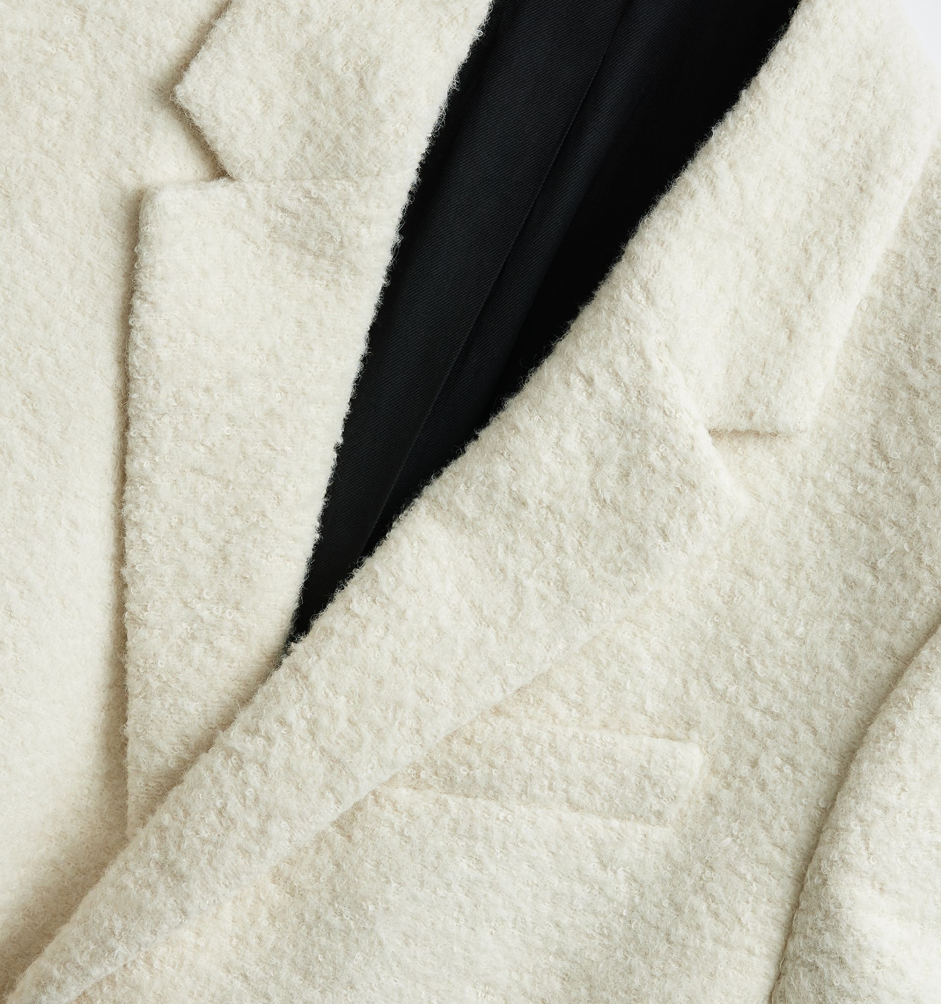 Two Buttons Structured Coat - 4