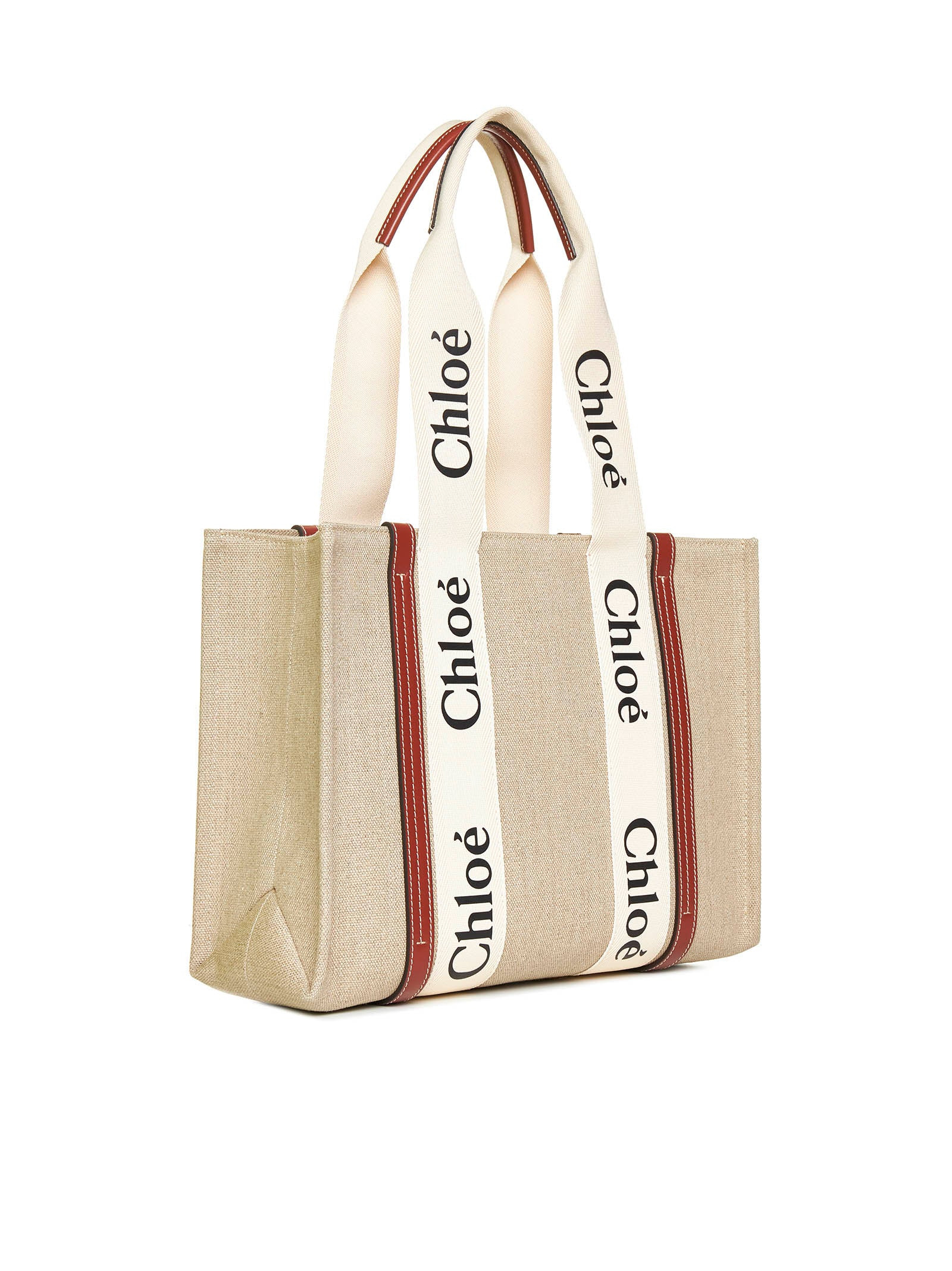 Woody linen tote bag - 2