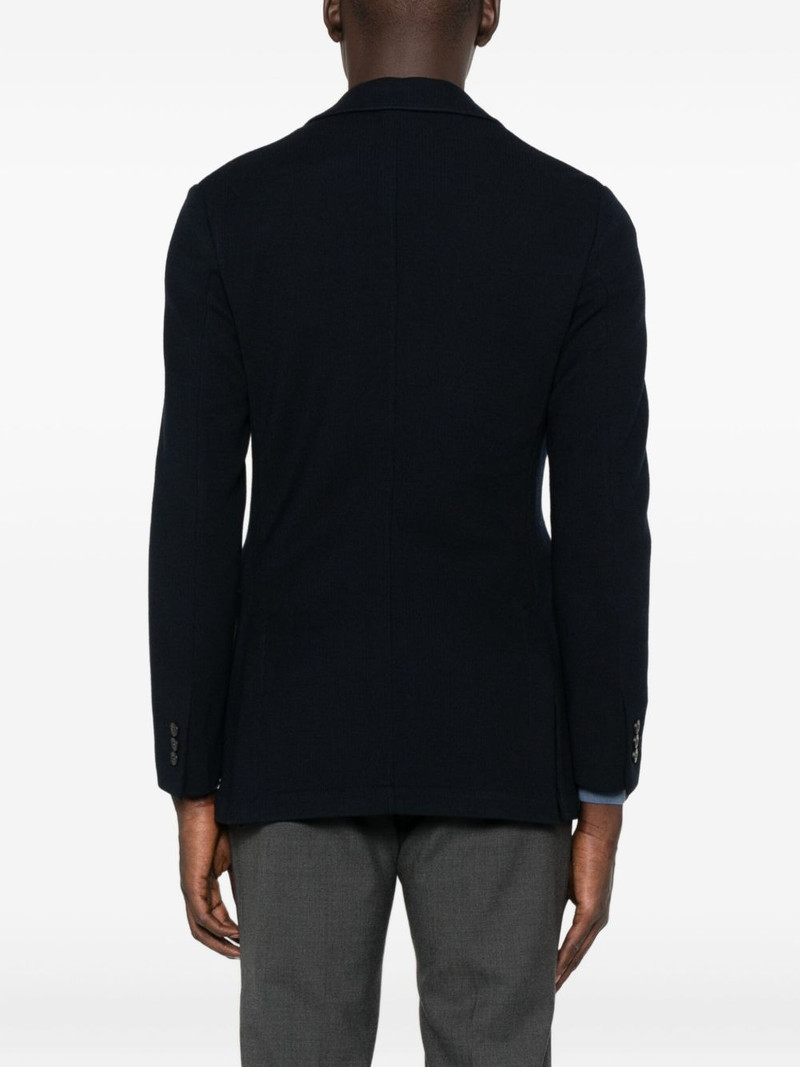 patch-pocket knitted blazer 4