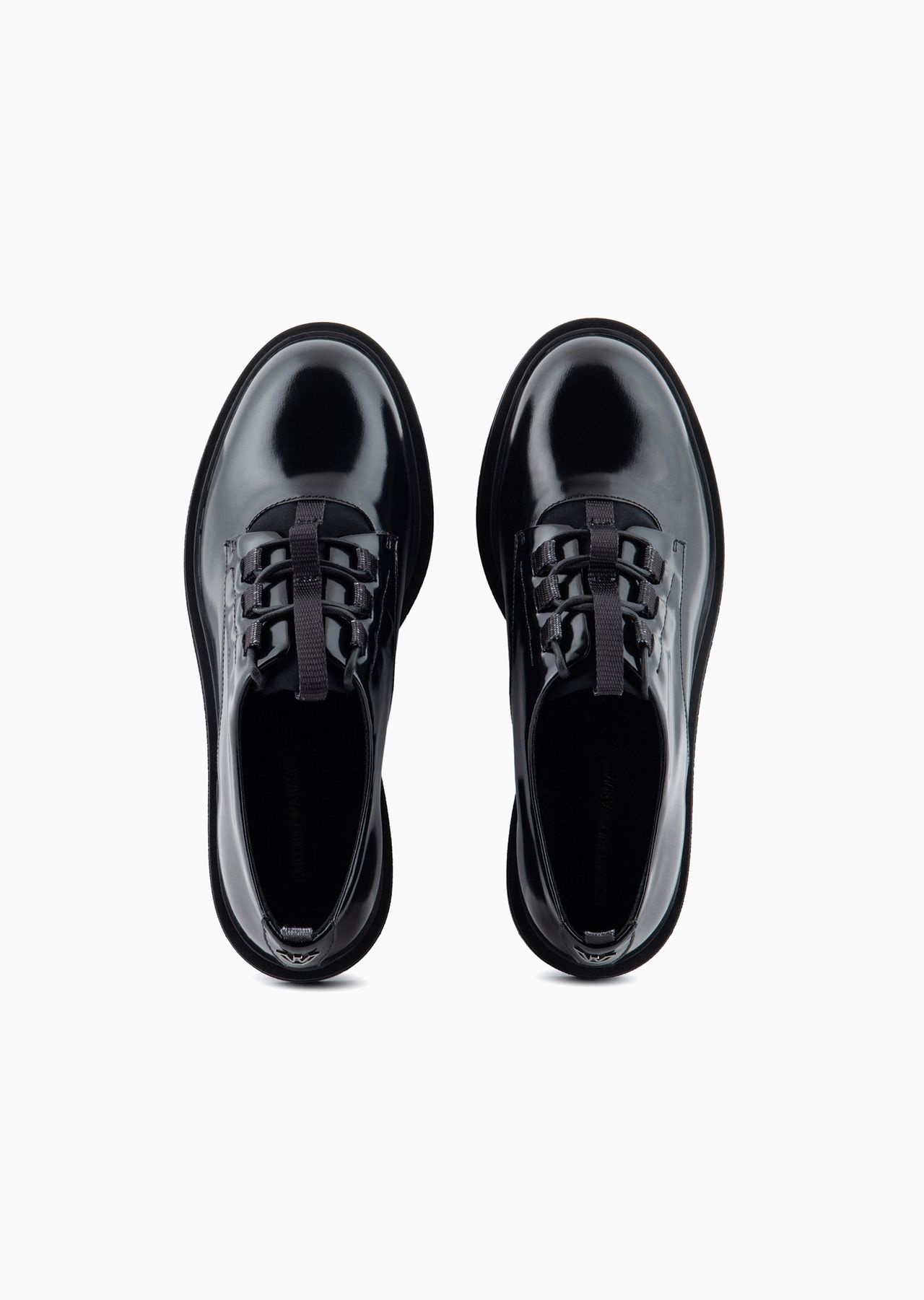 Brushed leather brogues - 3