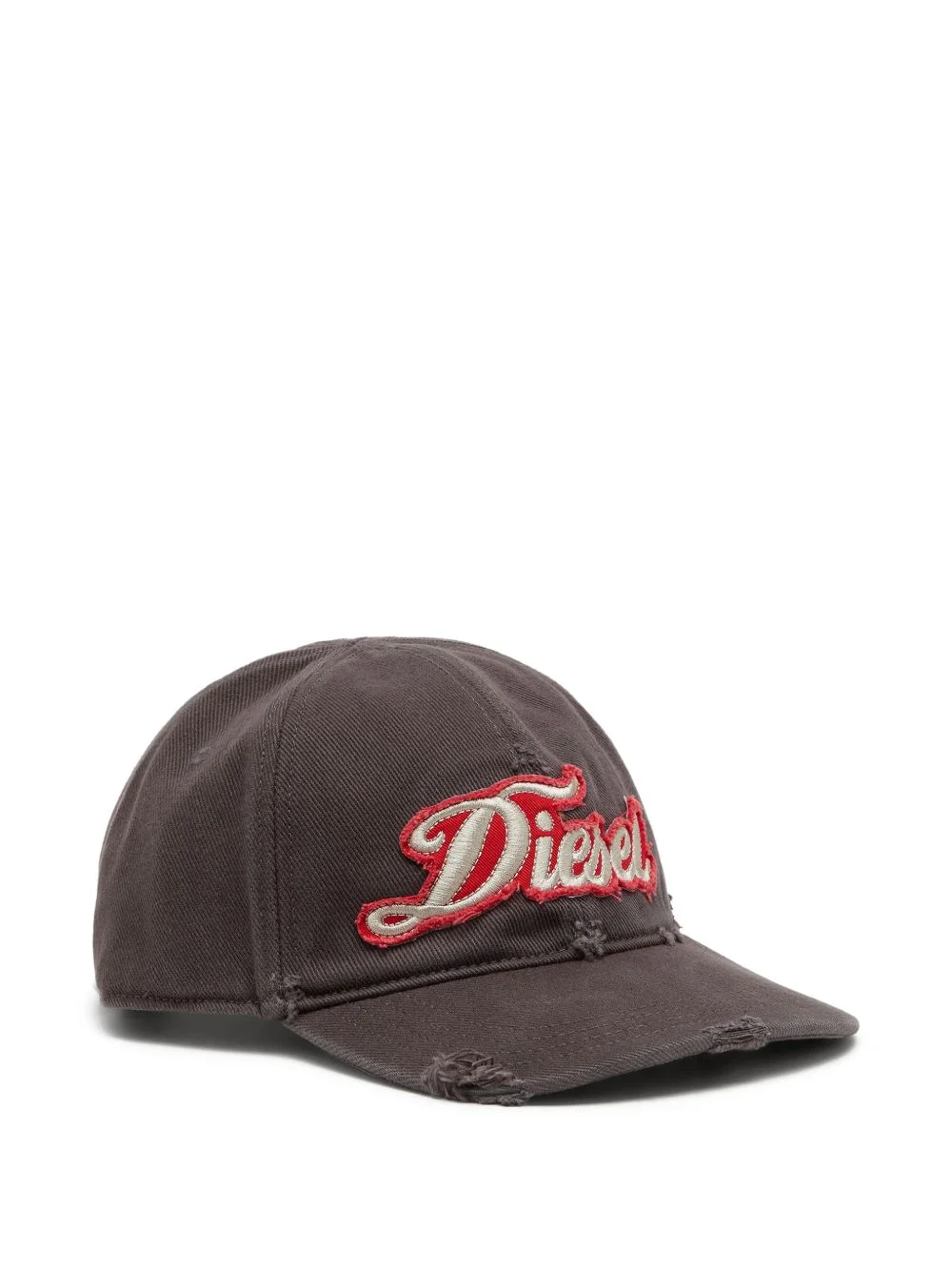C-Ursiv distressed logo-patch baseball cap - 1
