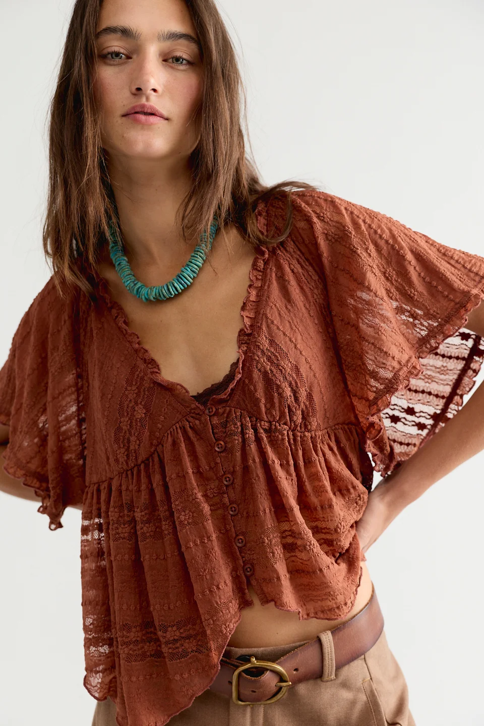 In Your Dreams Lace Top - 1