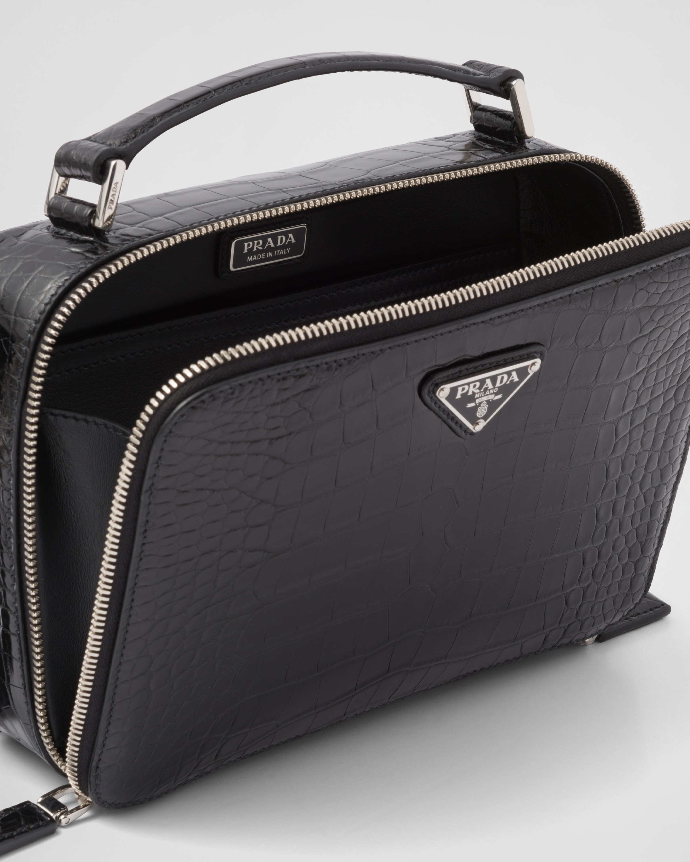 Prada Brique crocodile leather bag - 5