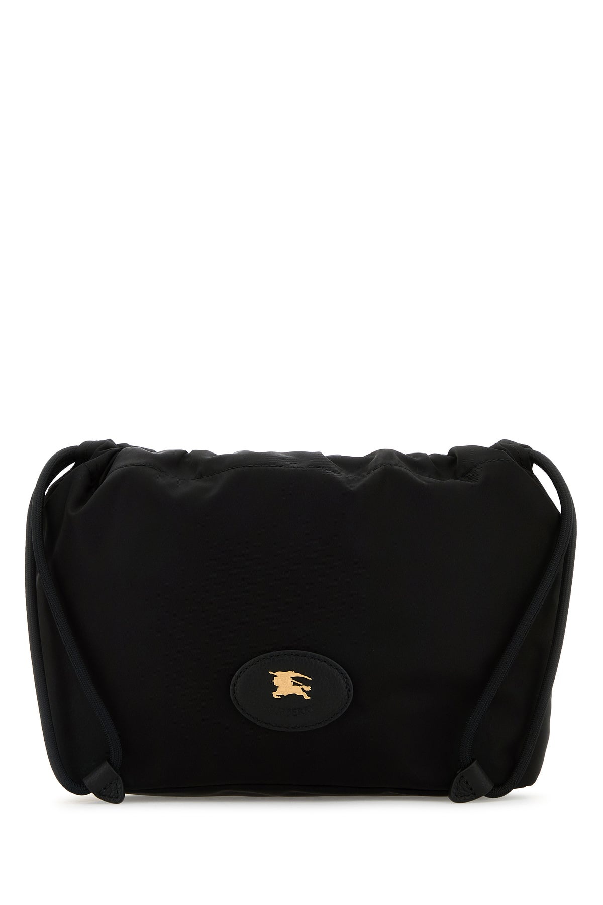 Black canvas Horseshoe reversible clutch - 1