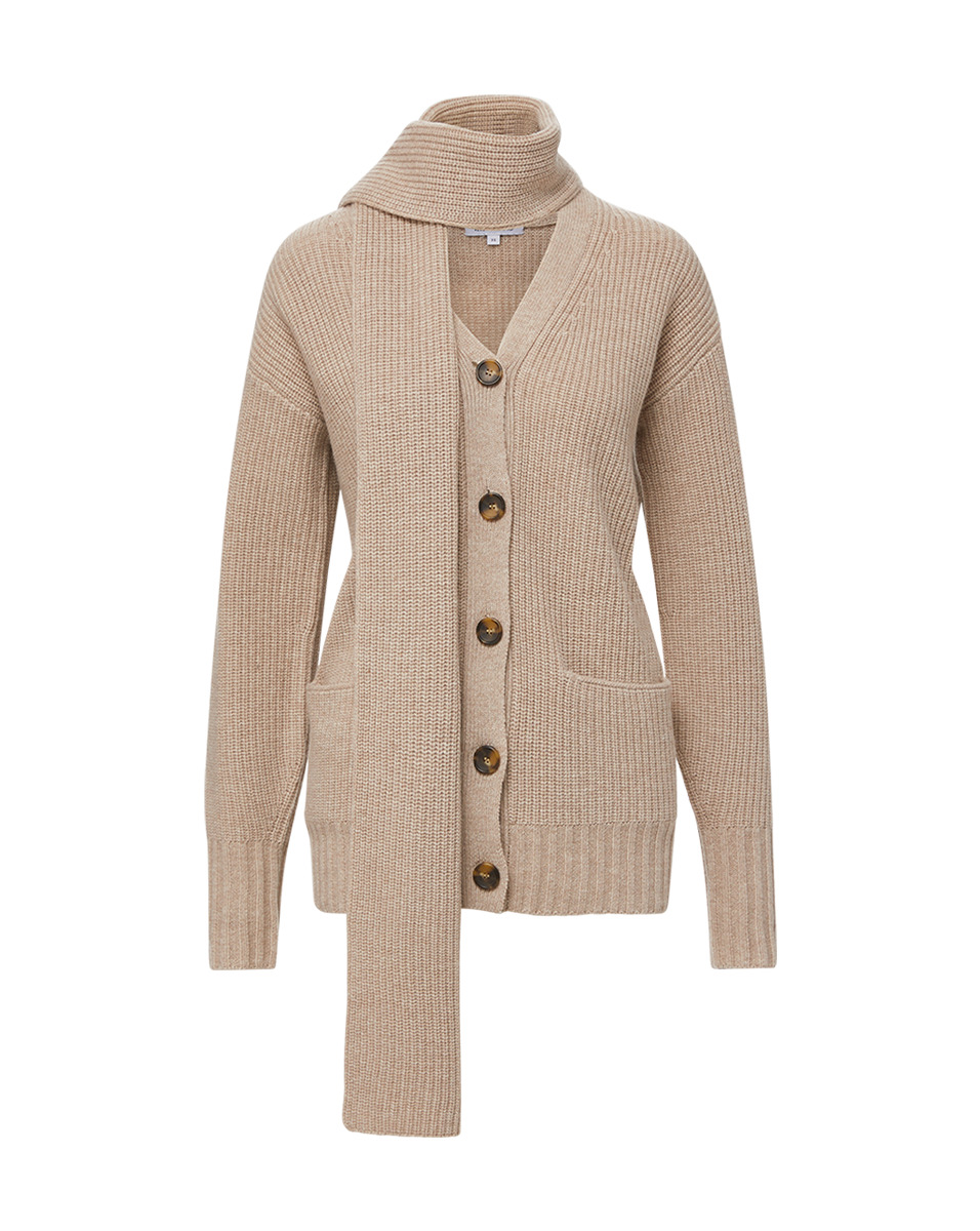 ANNALISE MERINO WOOL CARDIGAN - 1