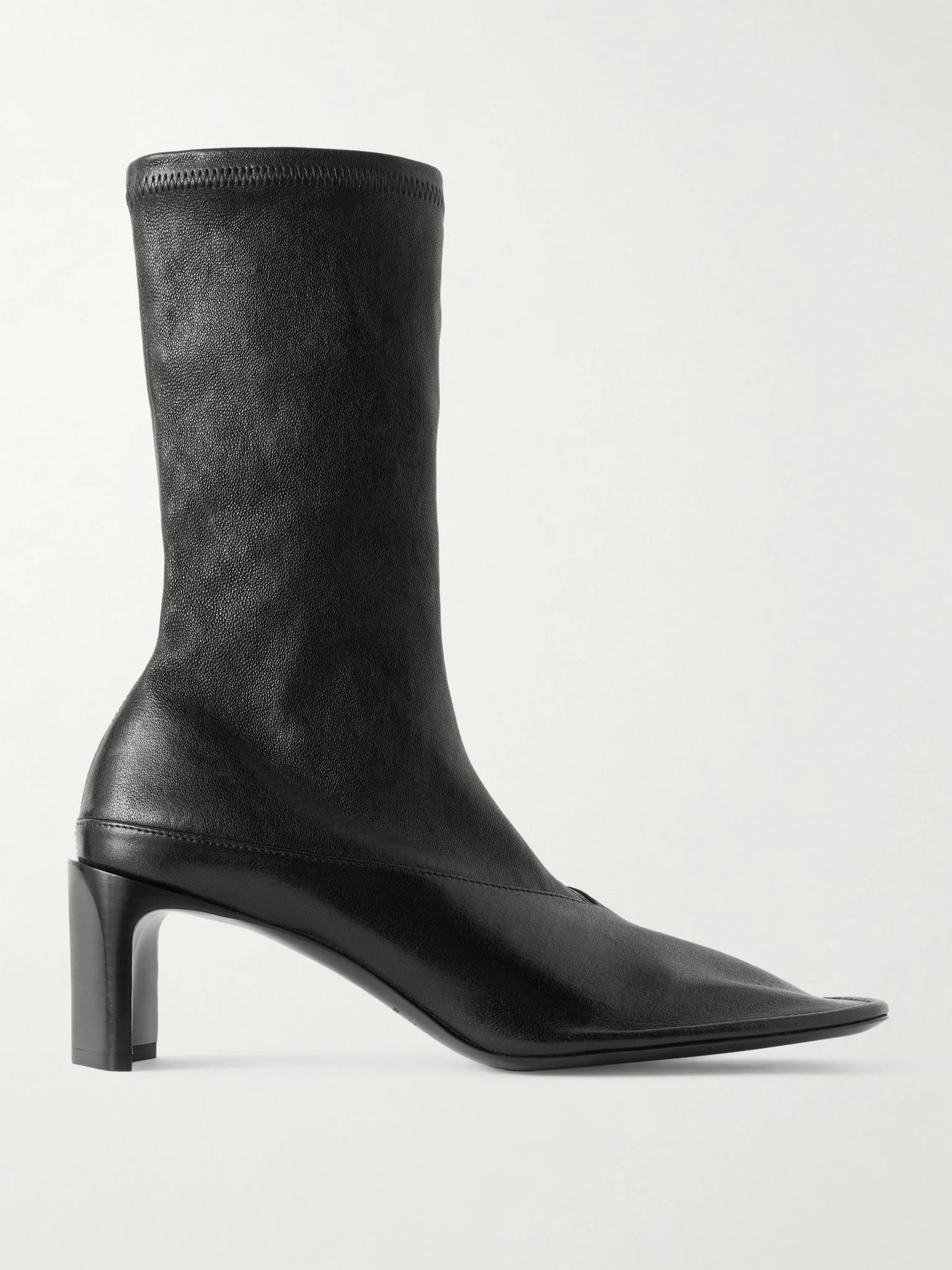 Leather ankle boots Black - 1