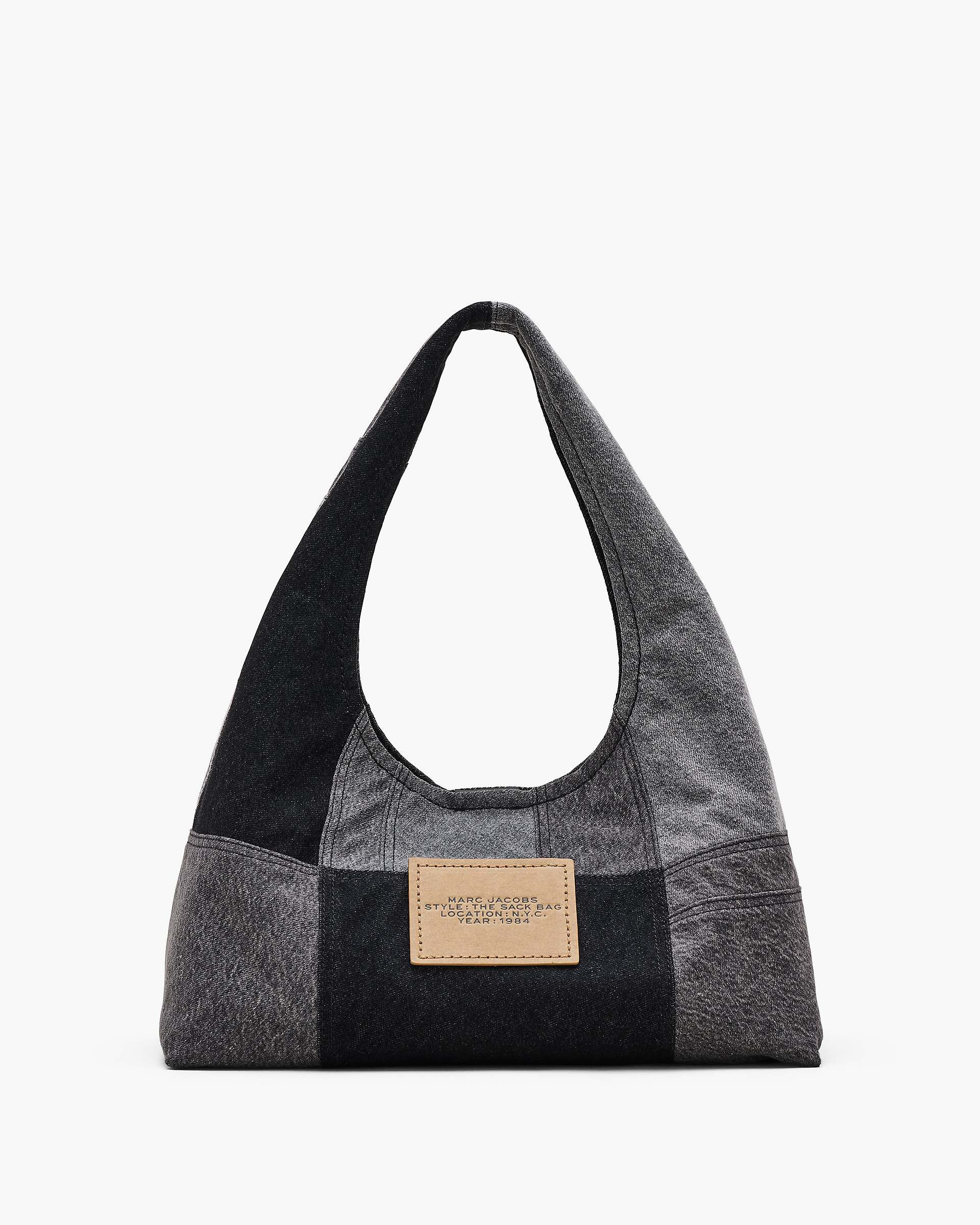 THE PATCHWORK DENIM SACK BAG - 3