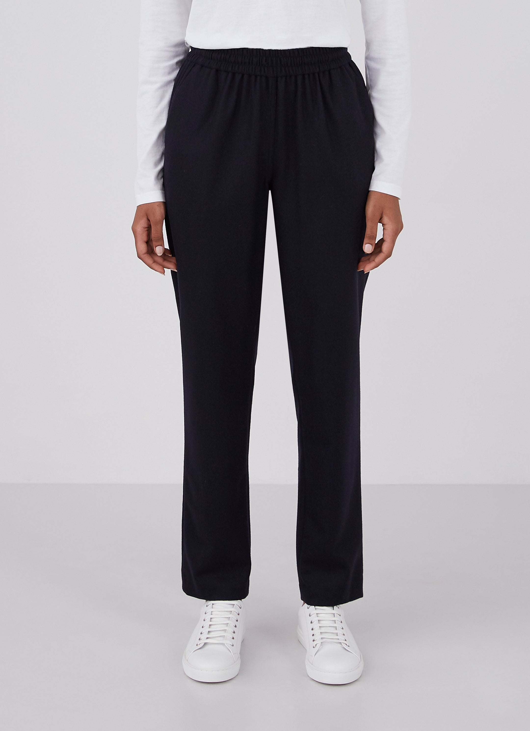 Wool Cashmere Flannel Trouser - 2