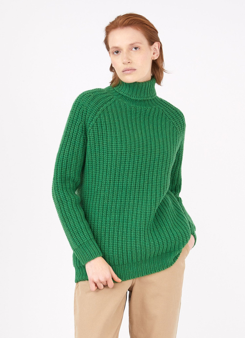 Sunspel Chunky Roll Neck Jumper outlook