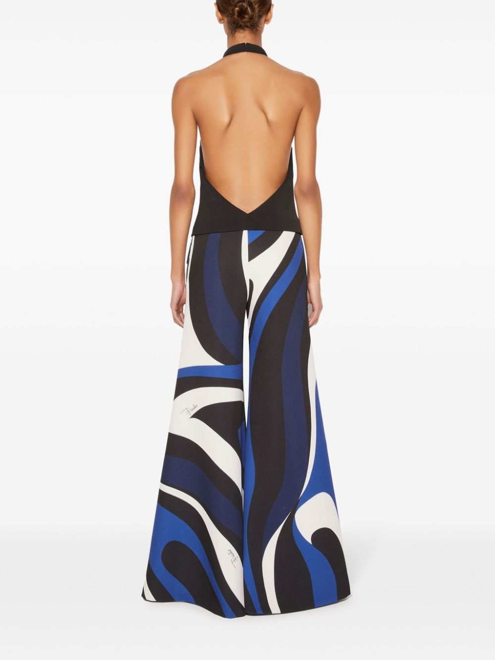 marmo-print jumpsuit - 4