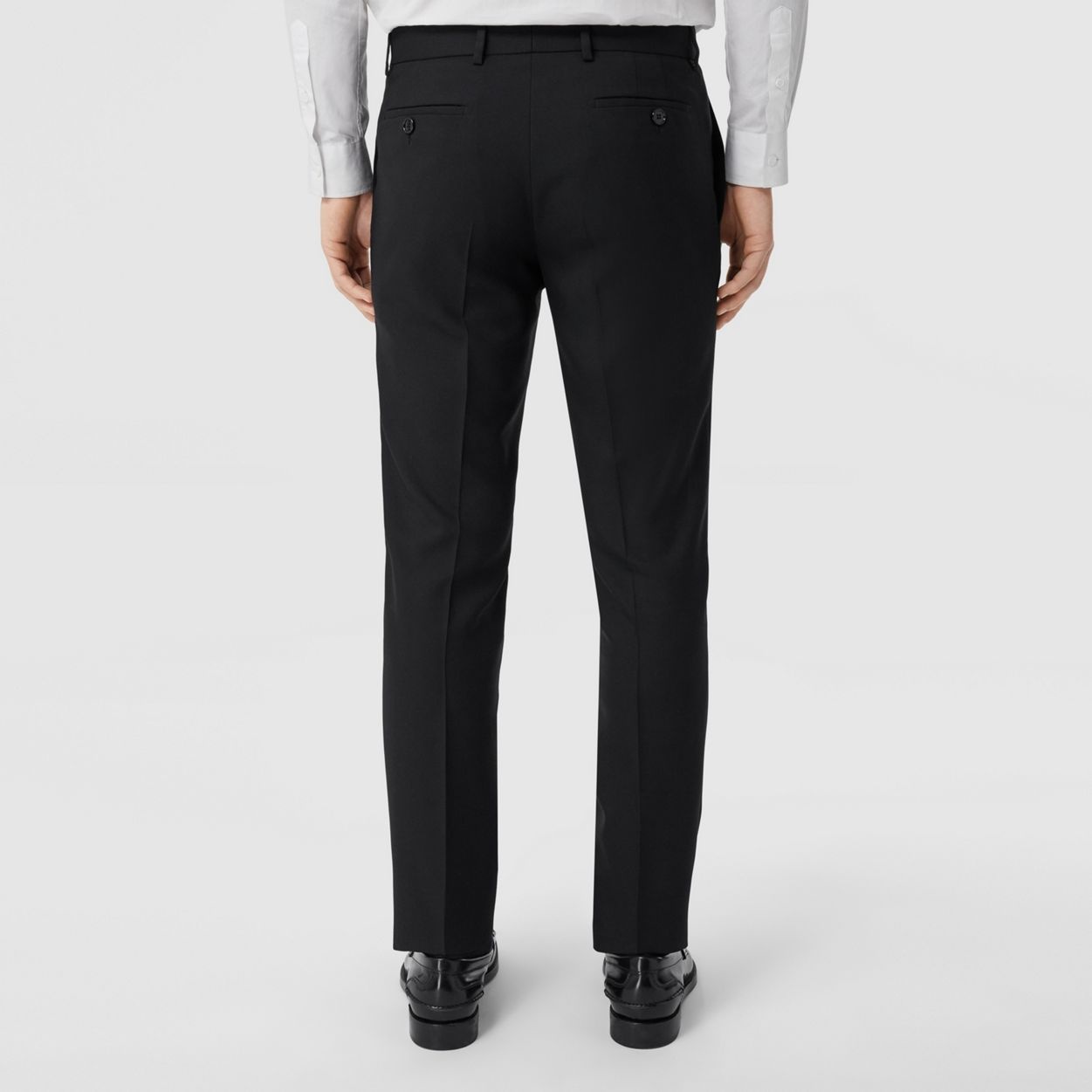 Monogram Motif Wool Tailored Trousers - 4