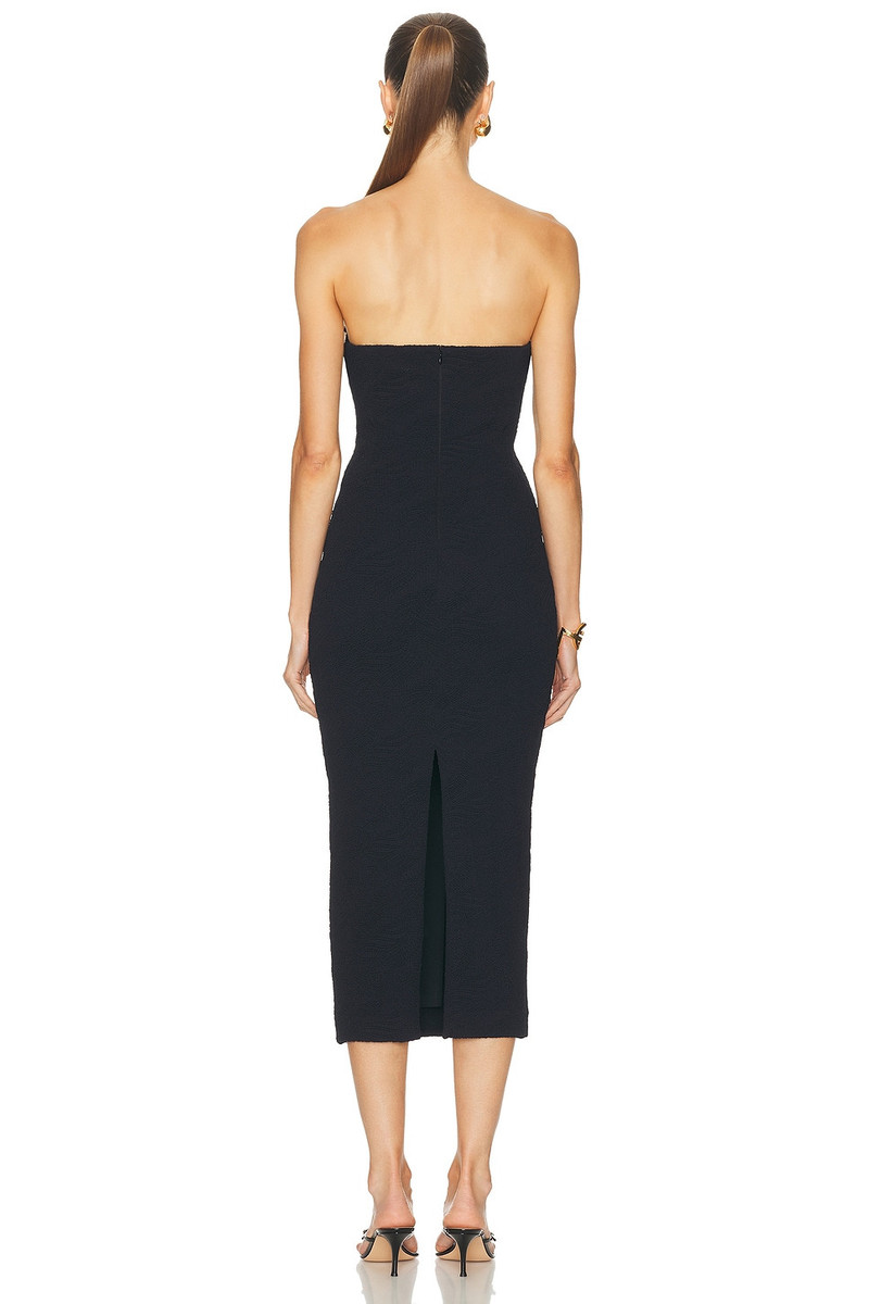 PatBO Breeze Jacquard Colorblock Midi Dress outlook