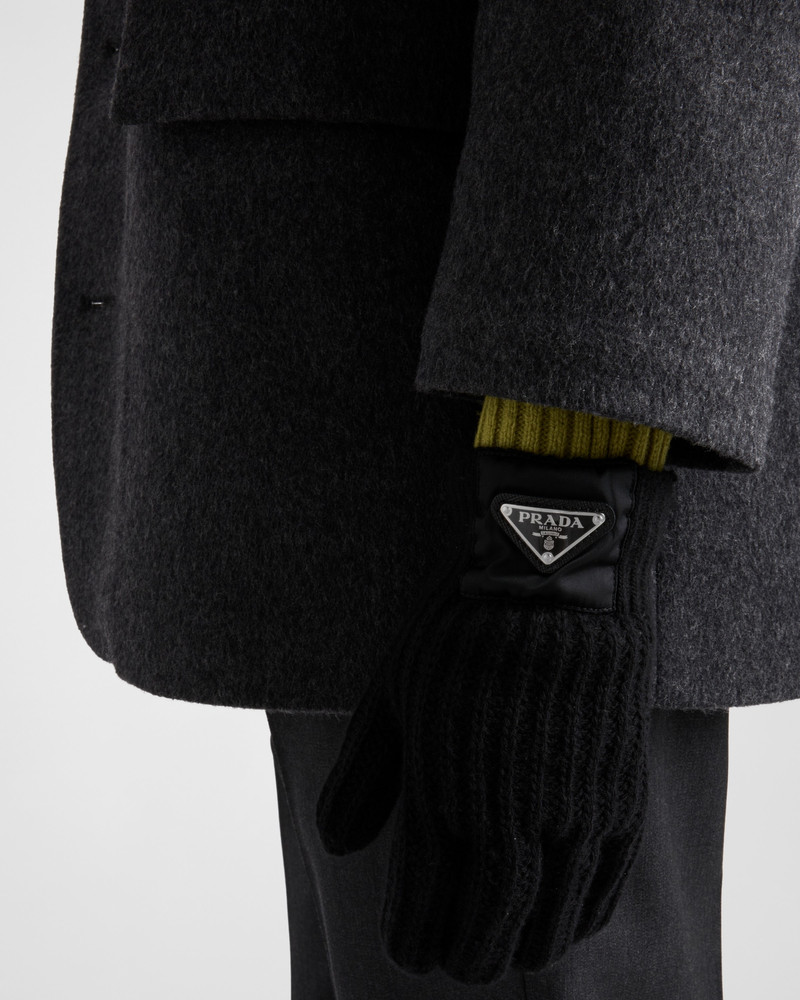 Wool and cashmere gloves 4
