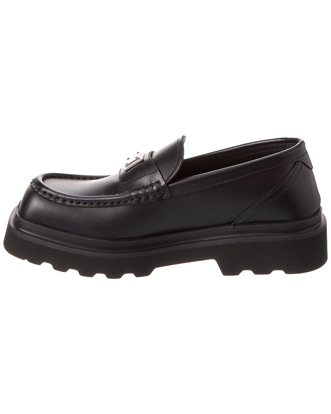 Dolce & Gabbana Logo Leather Loafer - 2