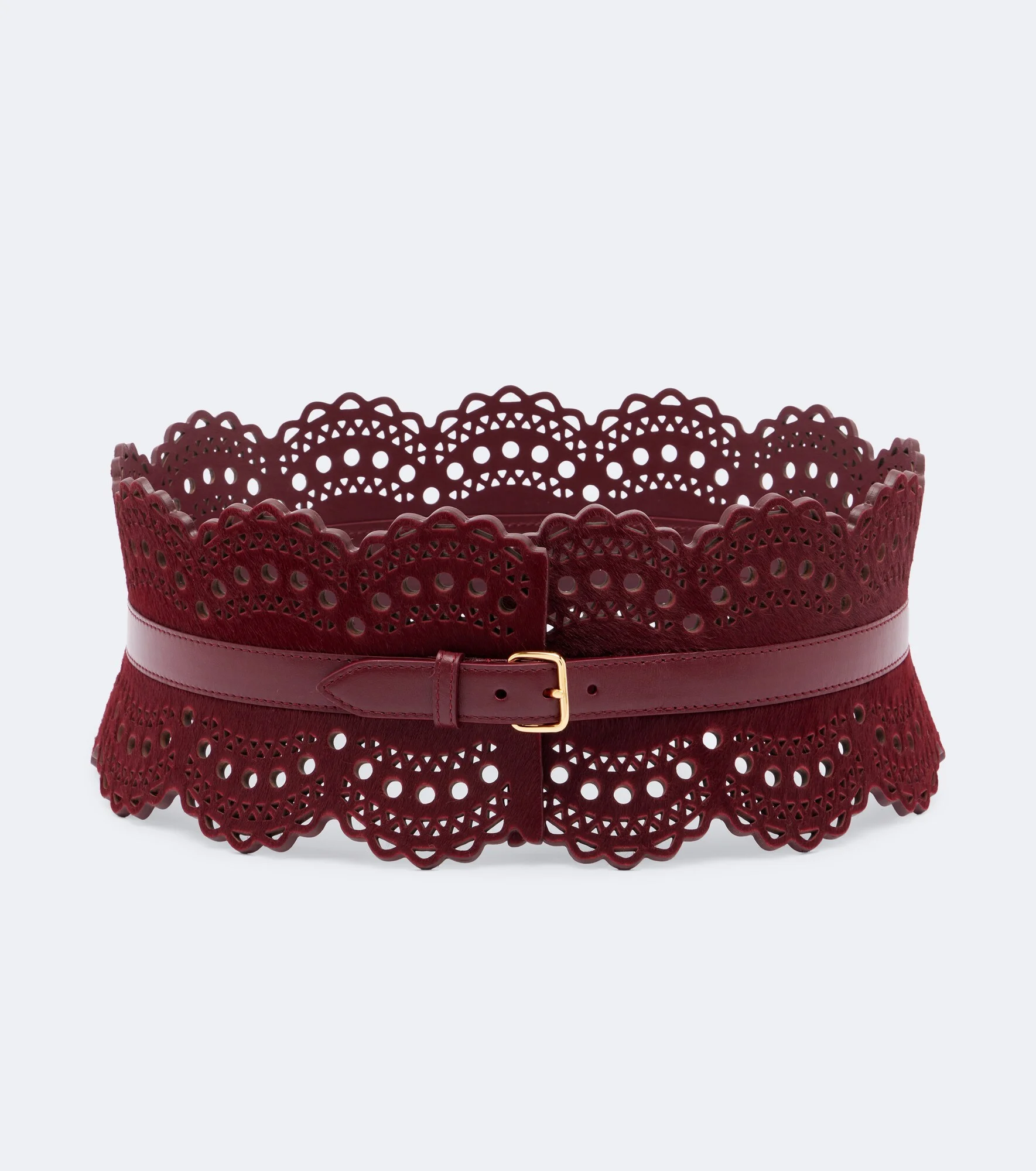 Leather corset belt - 1
