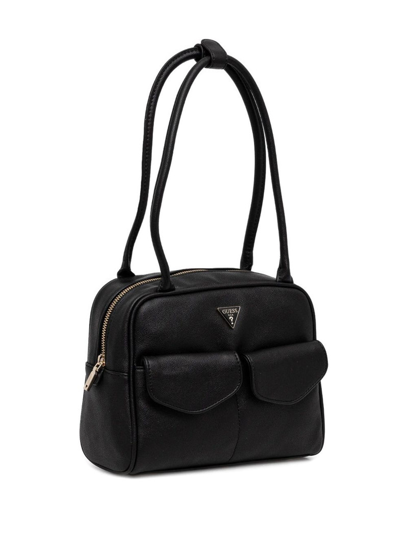 GUESS USA dual-pocket faux-leather shoulder bag outlook