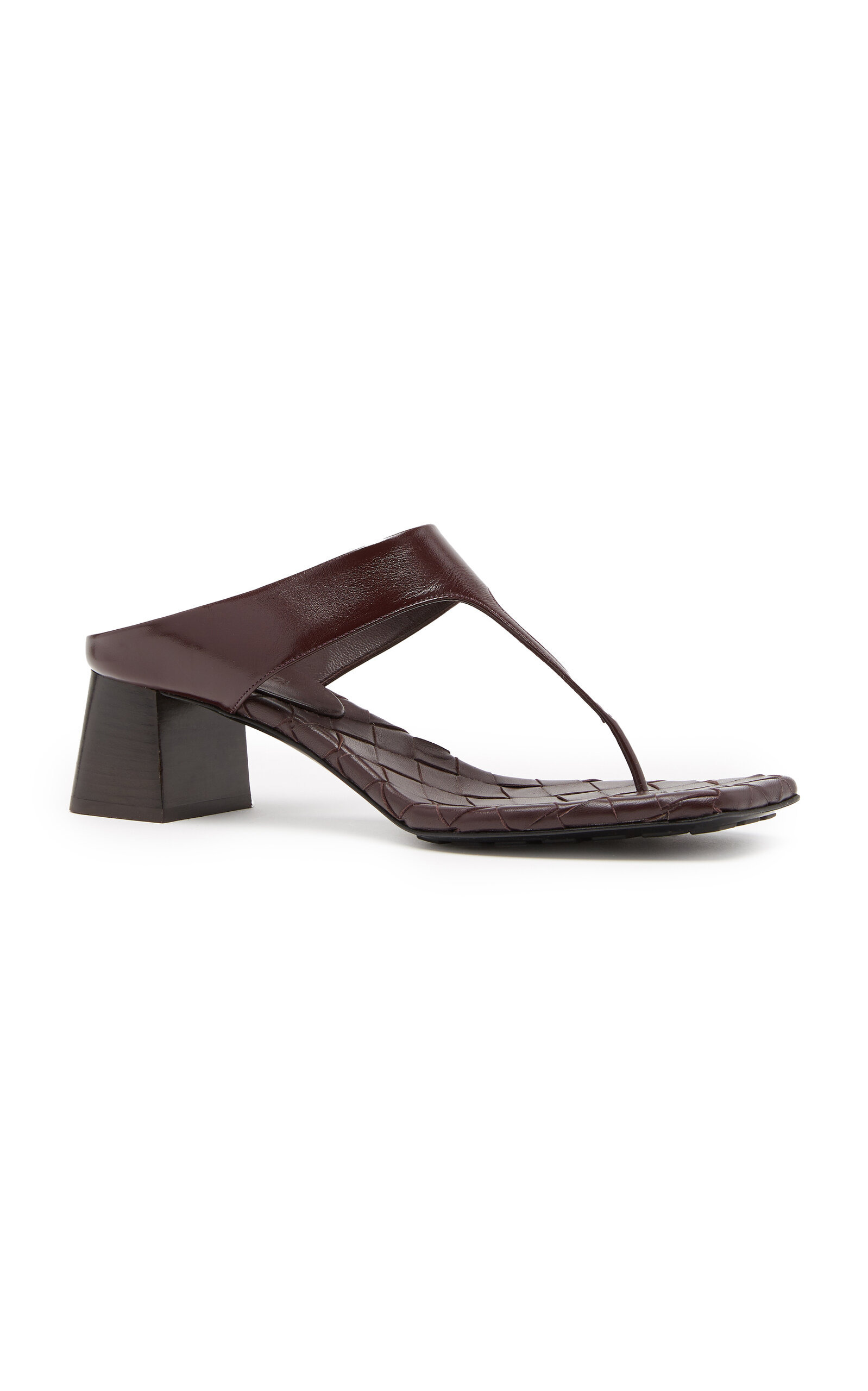 Leather Thong Sandals brown - 5