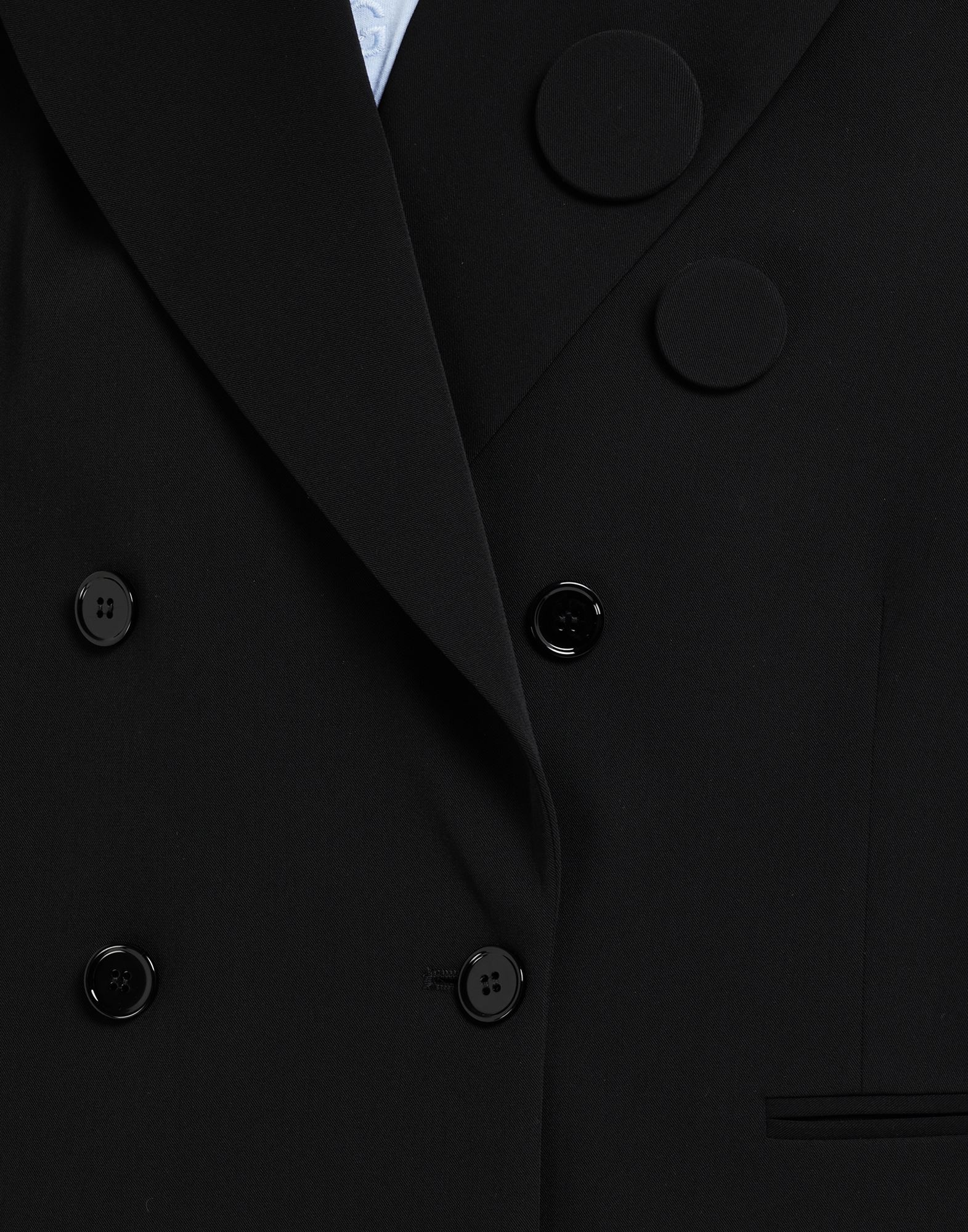 Badge double-breasted blazer - 6