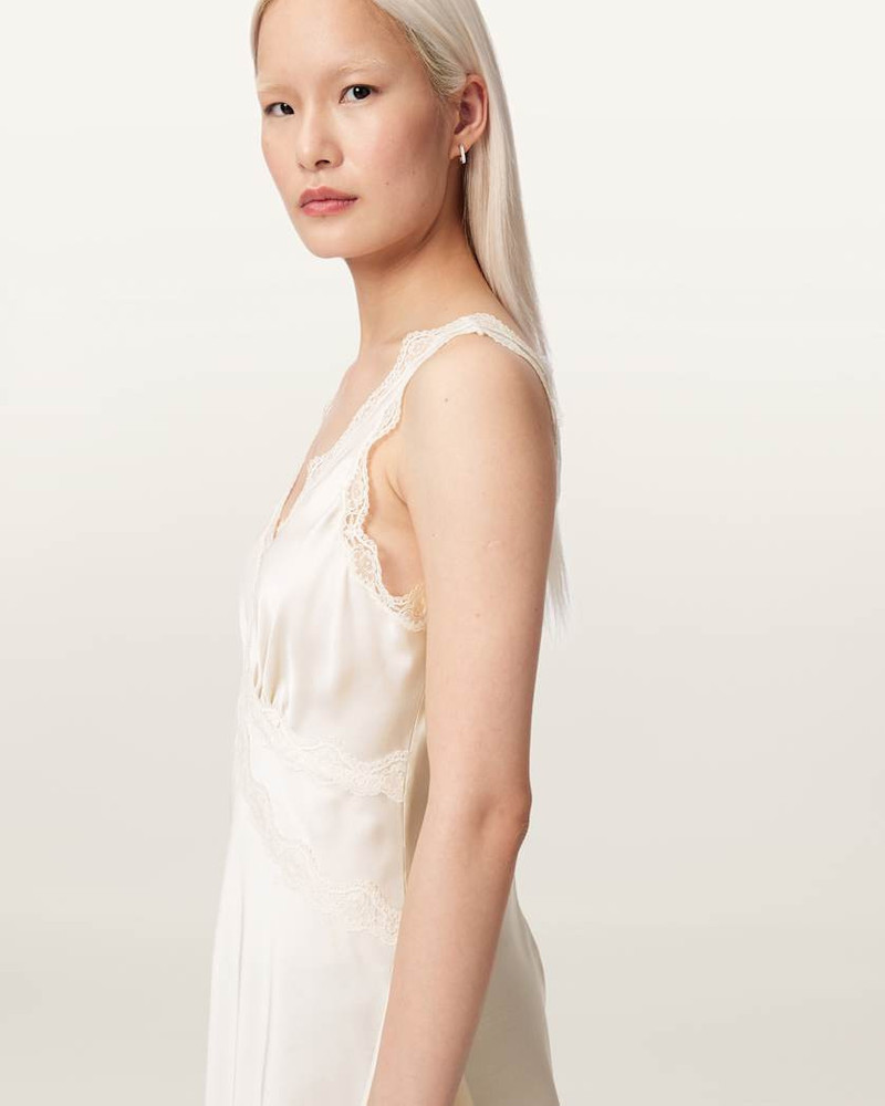 ILKA ASYMMETRIC LACE MINI DRESS 5