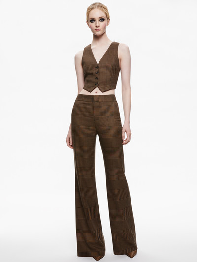 Alice + Olivia DEANNA HIGH WAISTED BOOTCUT PANT outlook