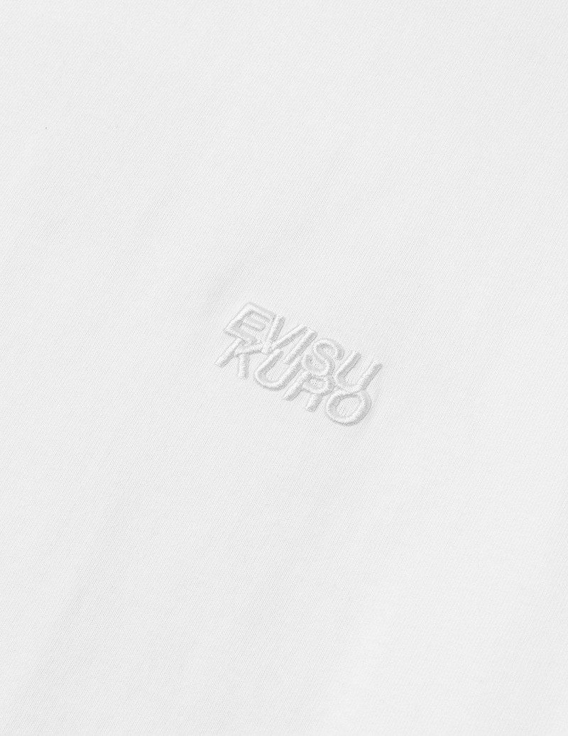 EVISUKURO Flocking and Plastisol Print Regular Fit T-shirt 8